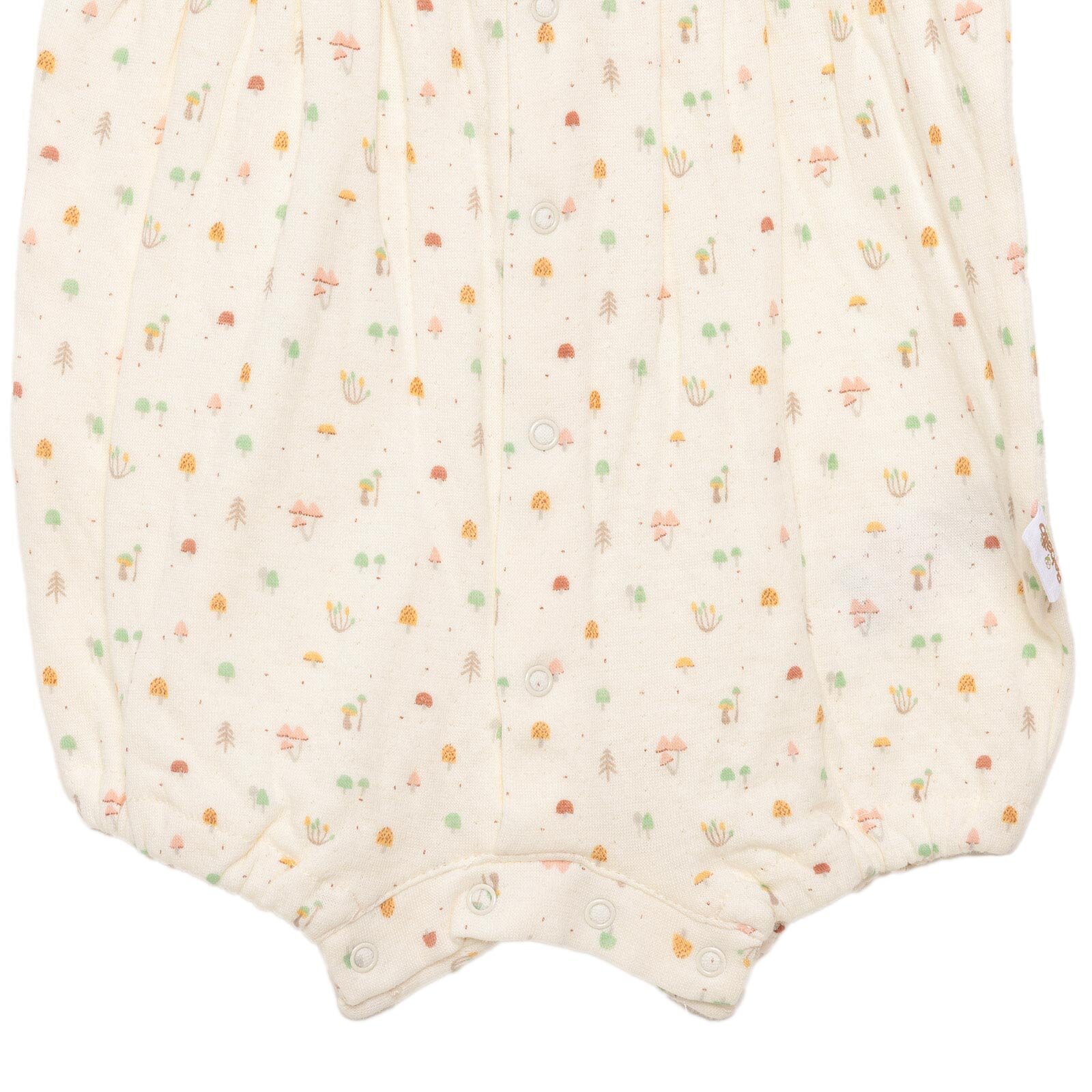 Yenidoğan Organic My Mushroom Kısa Tulum Kız Bebek