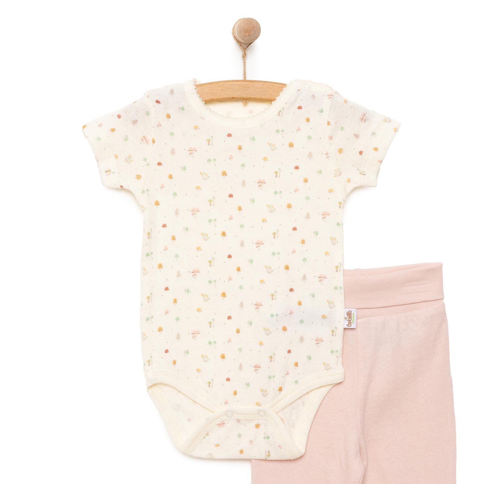 Yenidoğan Organic My Mushroom Kız Body-Patikli Alt Kız Bebek Yenidoğan Organic My Mushroom Kız Body-Patikli Alt Kız Bebek