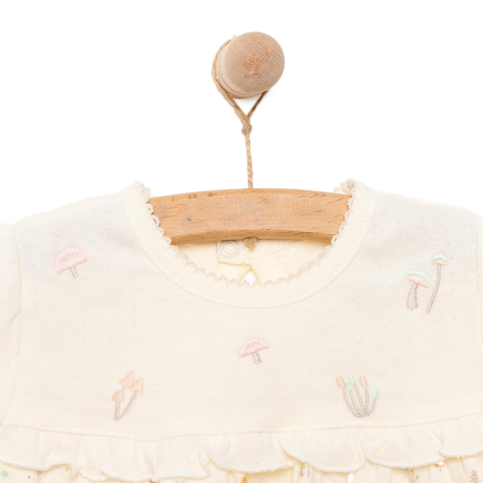 Yenidoğan Organic My Mushroom Tshirt-Şort Kız Bebek