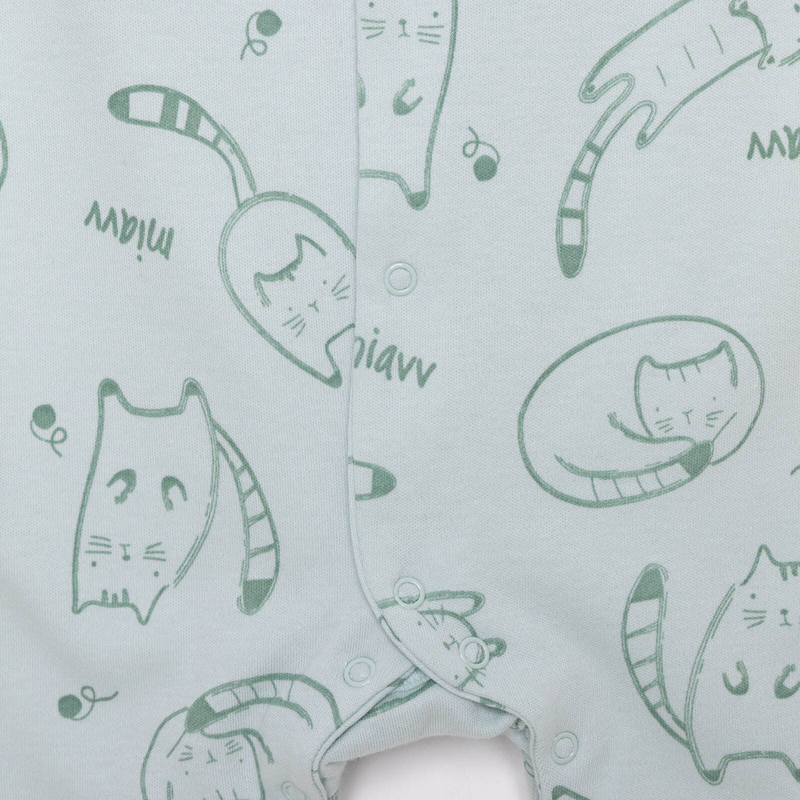 Yenidoğan Organic Sleepy Cat Uni Kısa Tulum Unisex Yenidoğan Organic Sleepy Cat Uni Kısa Tulum Unisex