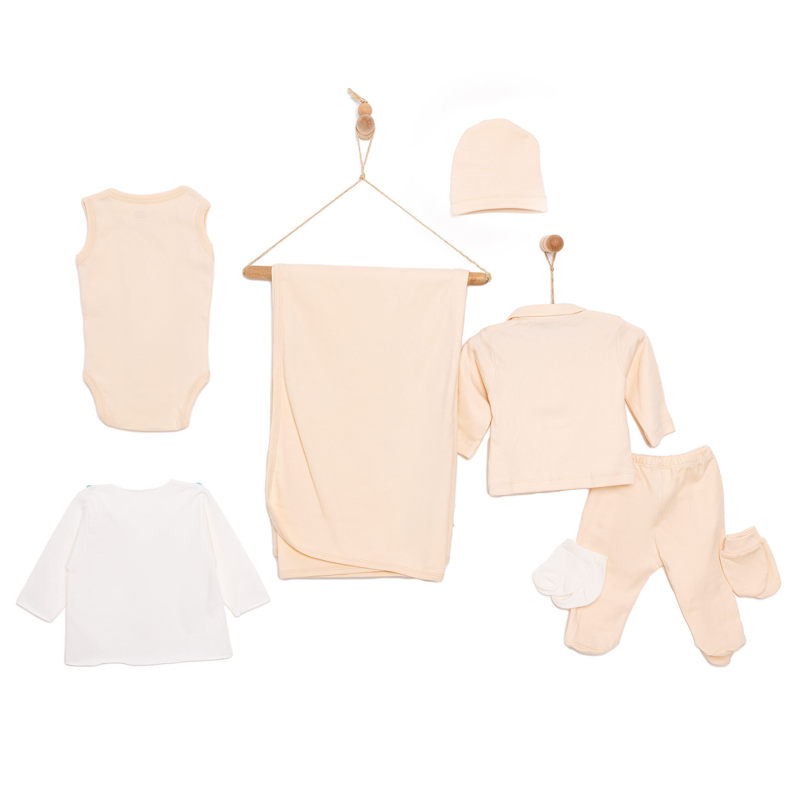 Yenidoğan  Papyon Detaylı Erkek 10lu Hastane Çıkışı Erkek Bebek