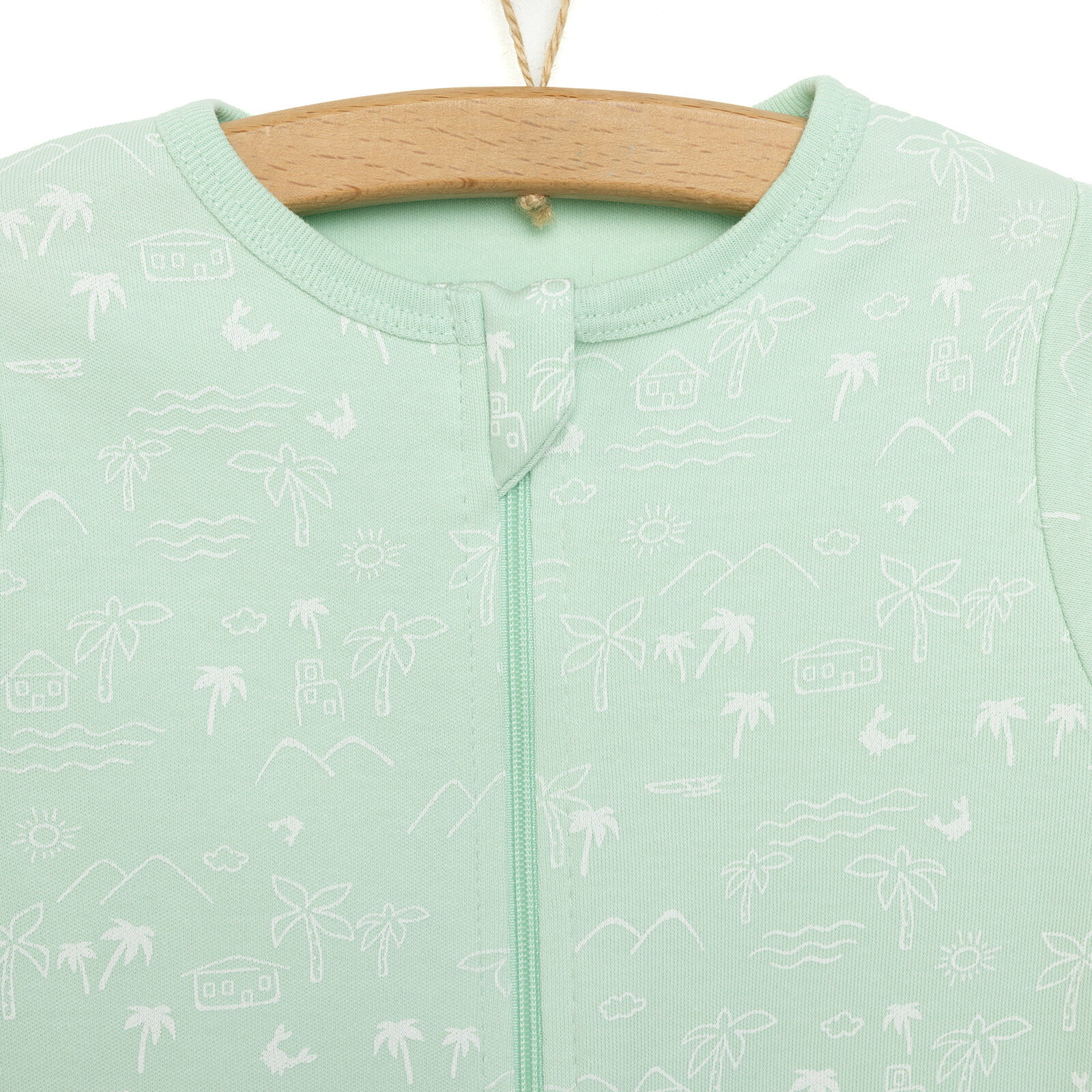 Erkek Bebek Yenidoğan Patikli Tulum %100 Pamuk Fermuarlı Bisiklet Yaka Uzun Kol Mint Erkek Bebek Yenidoğan Patikli Tulum %100 Pamuk Fermuarlı Bisiklet Yaka Uzun Kol Mint