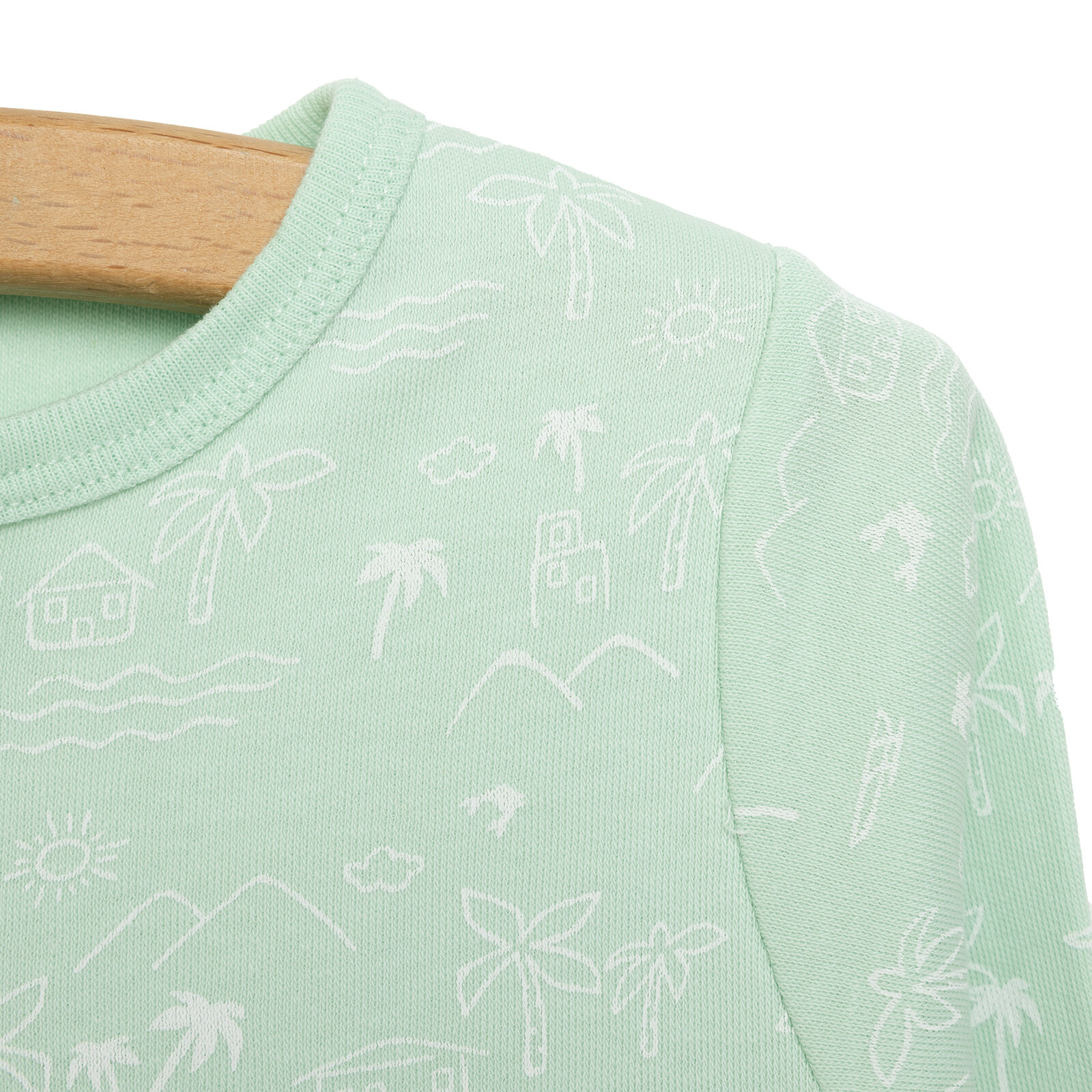 Erkek Bebek Yenidoğan Patikli Tulum %100 Pamuk Fermuarlı Bisiklet Yaka Uzun Kol Mint Erkek Bebek Yenidoğan Patikli Tulum %100 Pamuk Fermuarlı Bisiklet Yaka Uzun Kol Mint