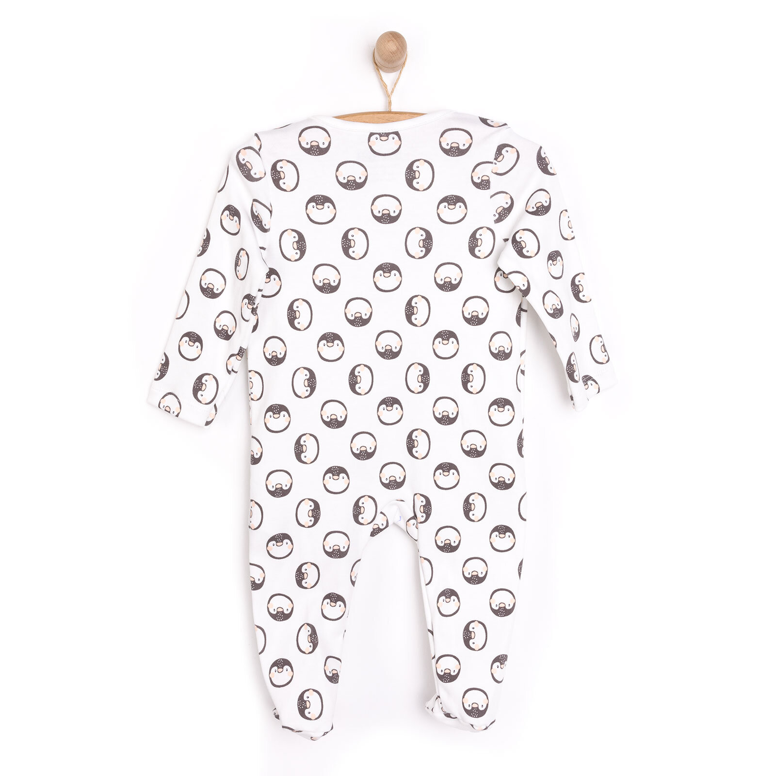 Kız Bebek Yenidoğan Patikli Tulum İnterlok Fermuarlı Ekru Kız Bebek Yenidoğan Patikli Tulum İnterlok Fermuarlı Ekru