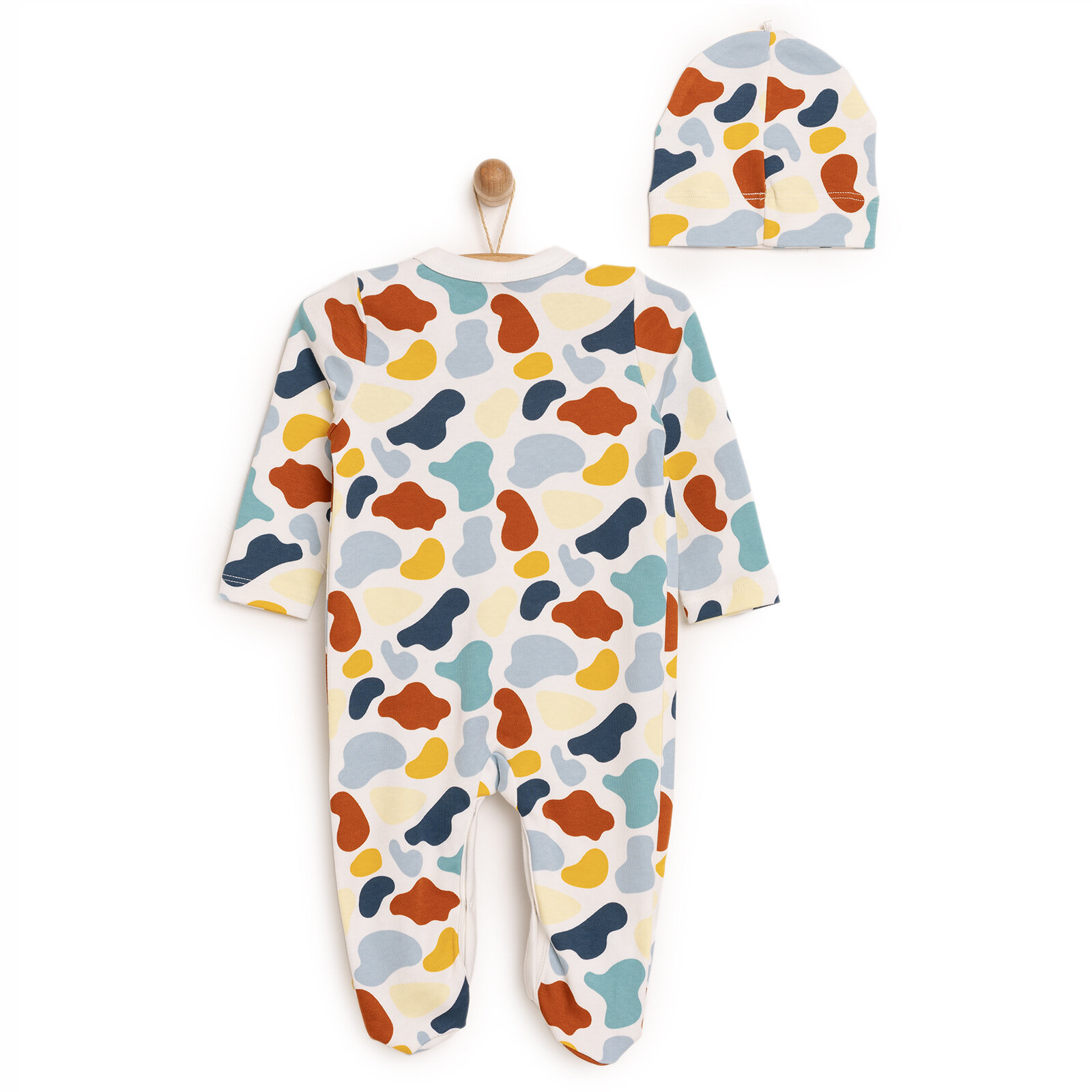 Yenidoğan Patikli Tulum Şapka Unisex