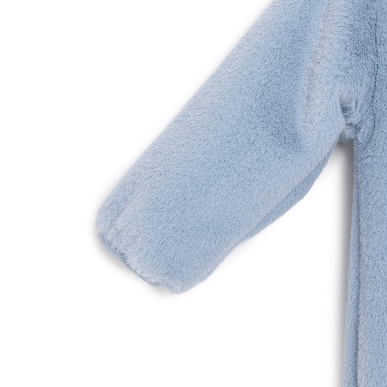 Yenidoğan Peluş Patikli Tulum Erkek Bebek