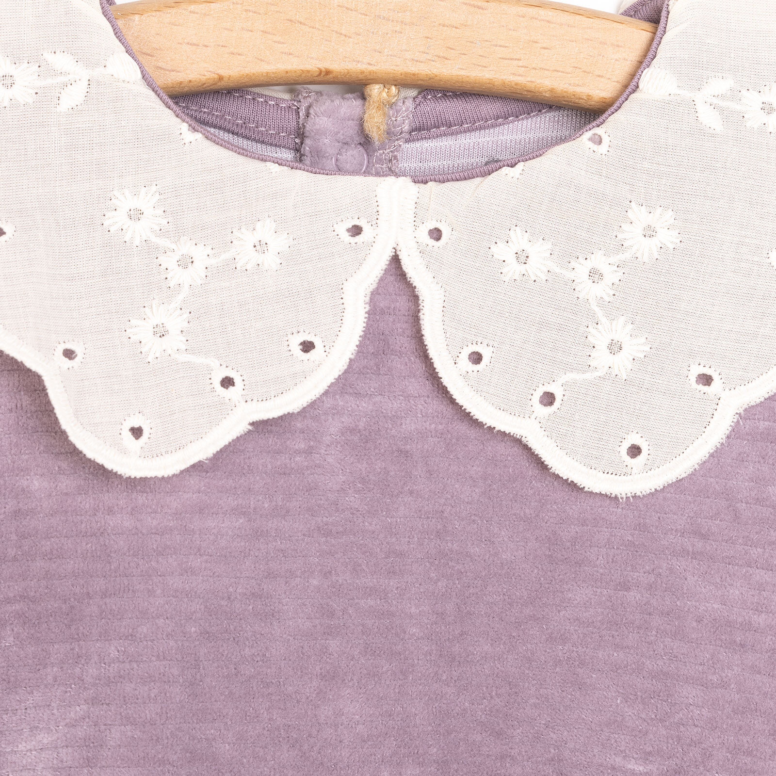 Yenidoğan Perfect Kadife Elbise Kız Bebek