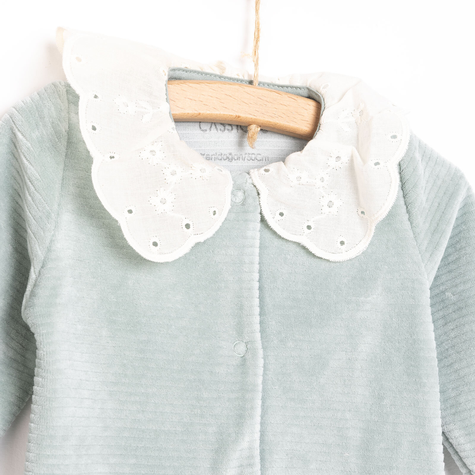 Yenidoğan Perfect Kadife Patikli Tulum Kız Bebek Yenidoğan Perfect Kadife Patikli Tulum Kız Bebek