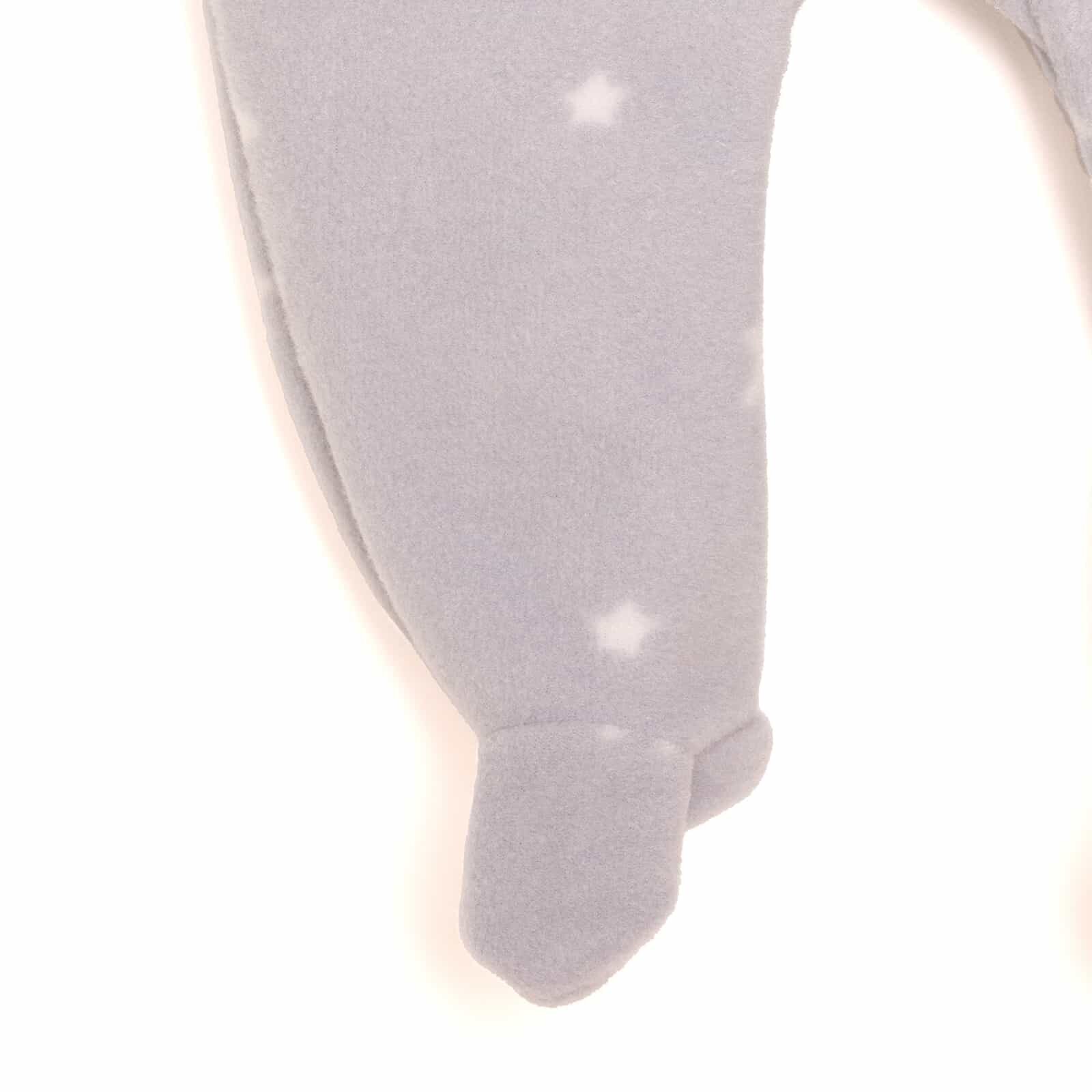 Yenidoğan Polar Kapüşonlu Patikli Tulum Erkek Bebek