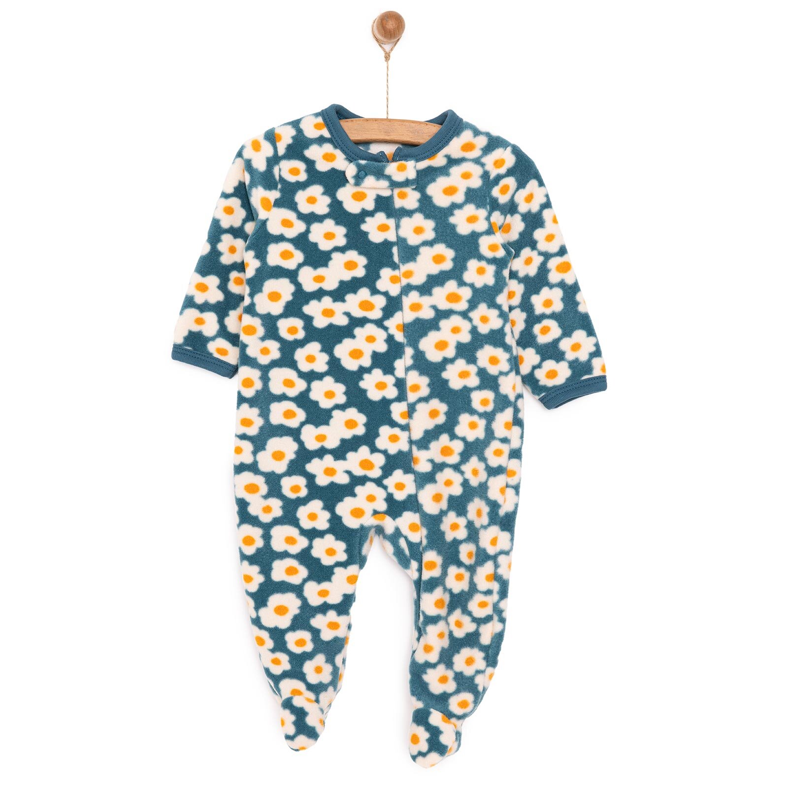 Yenidoğan Polar Patikli Tulum Kız Bebek