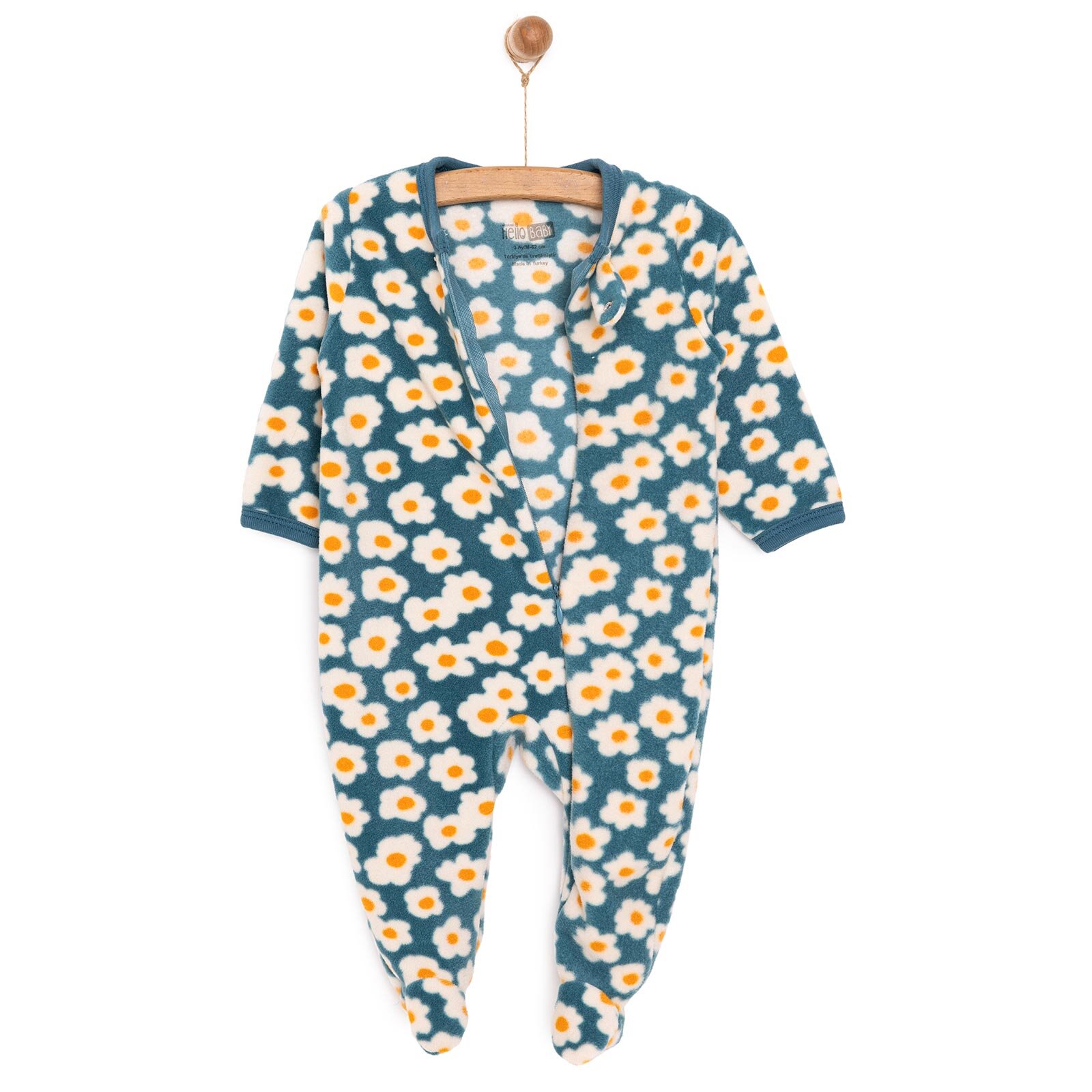 Yenidoğan Polar Patikli Tulum Kız Bebek