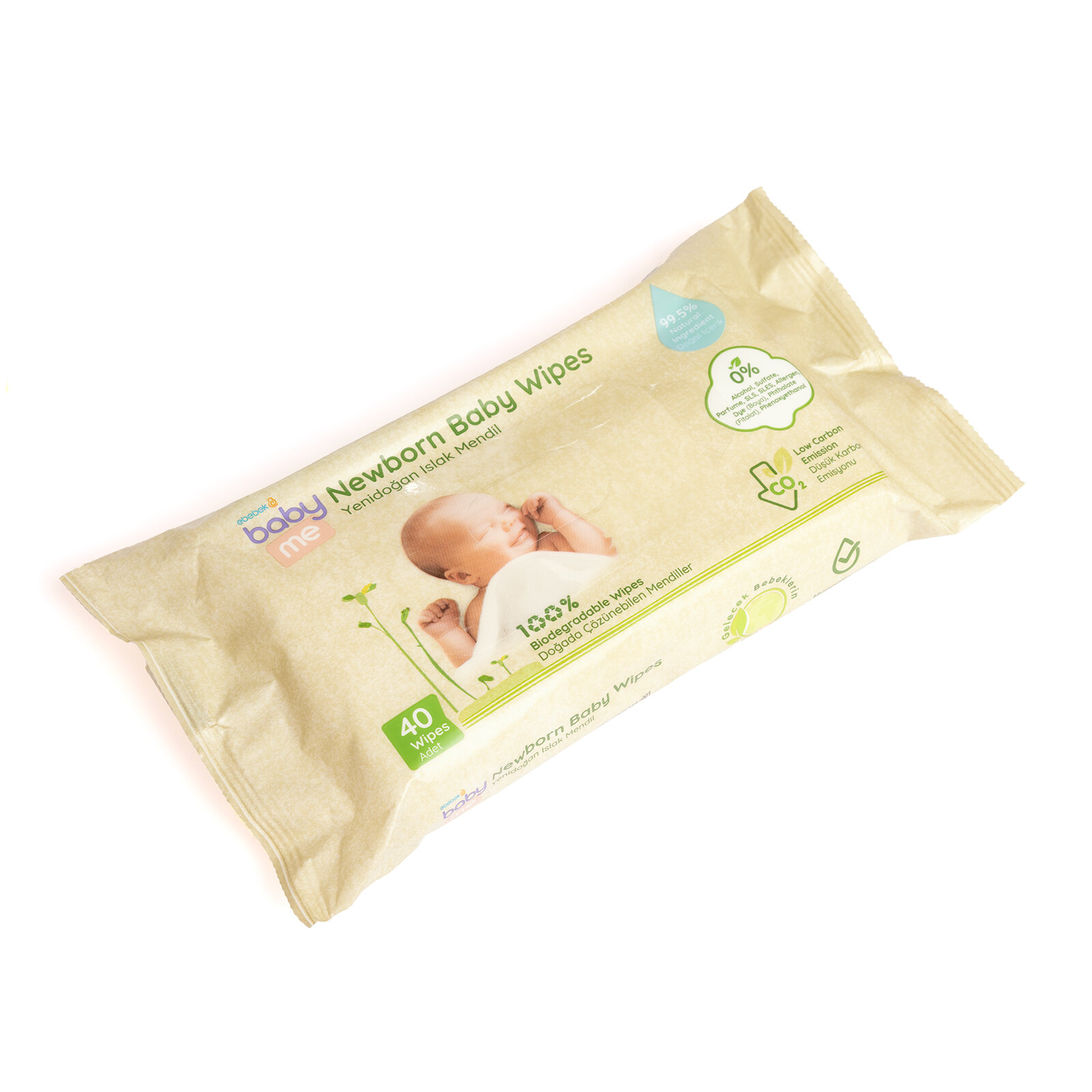 Yenidoğan Islak Mendil Çözünebilir 40 adet Yenidoğan Islak Mendil Çözünebilir 40 adet