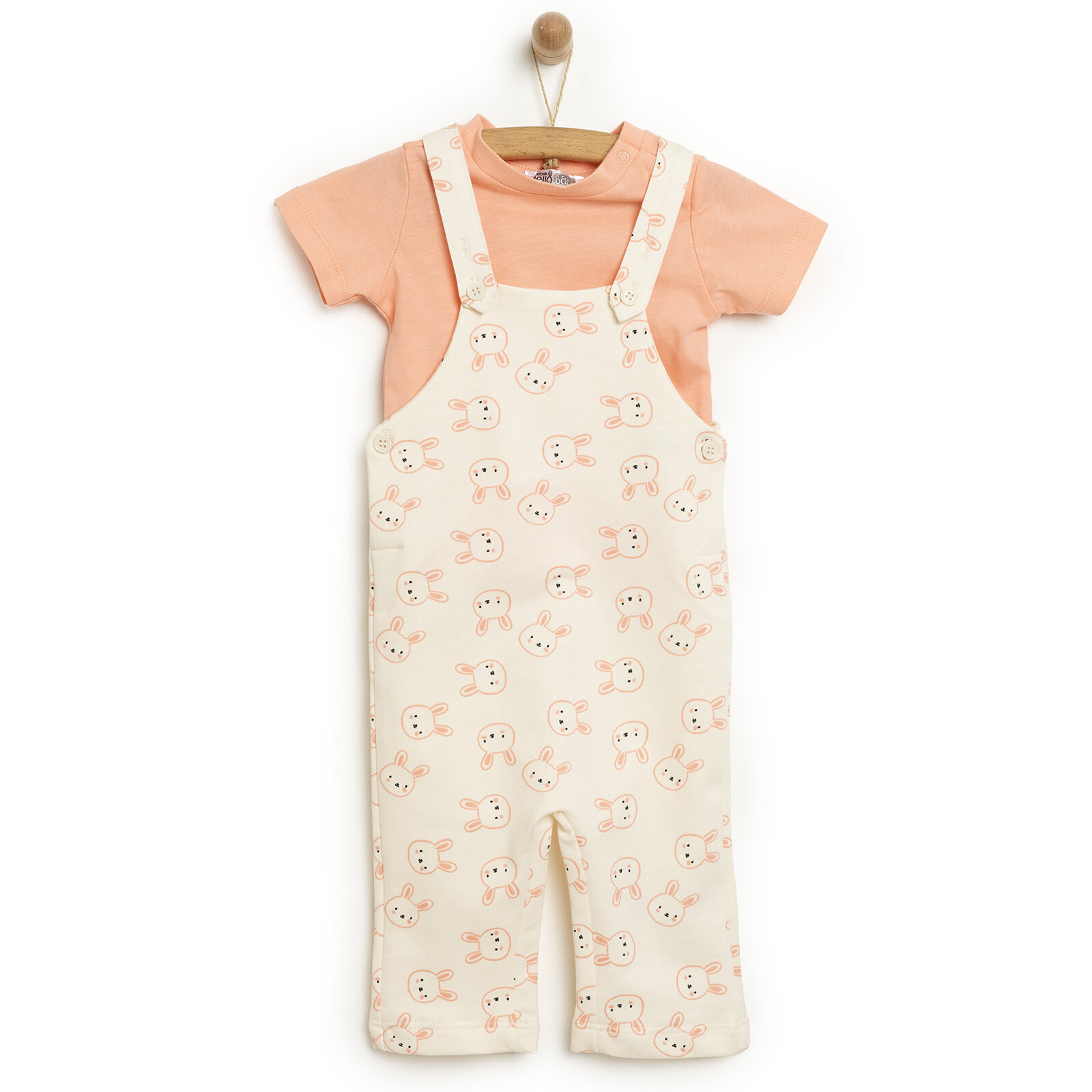 Yenidoğan Salopet-Tshirt Kız Bebek