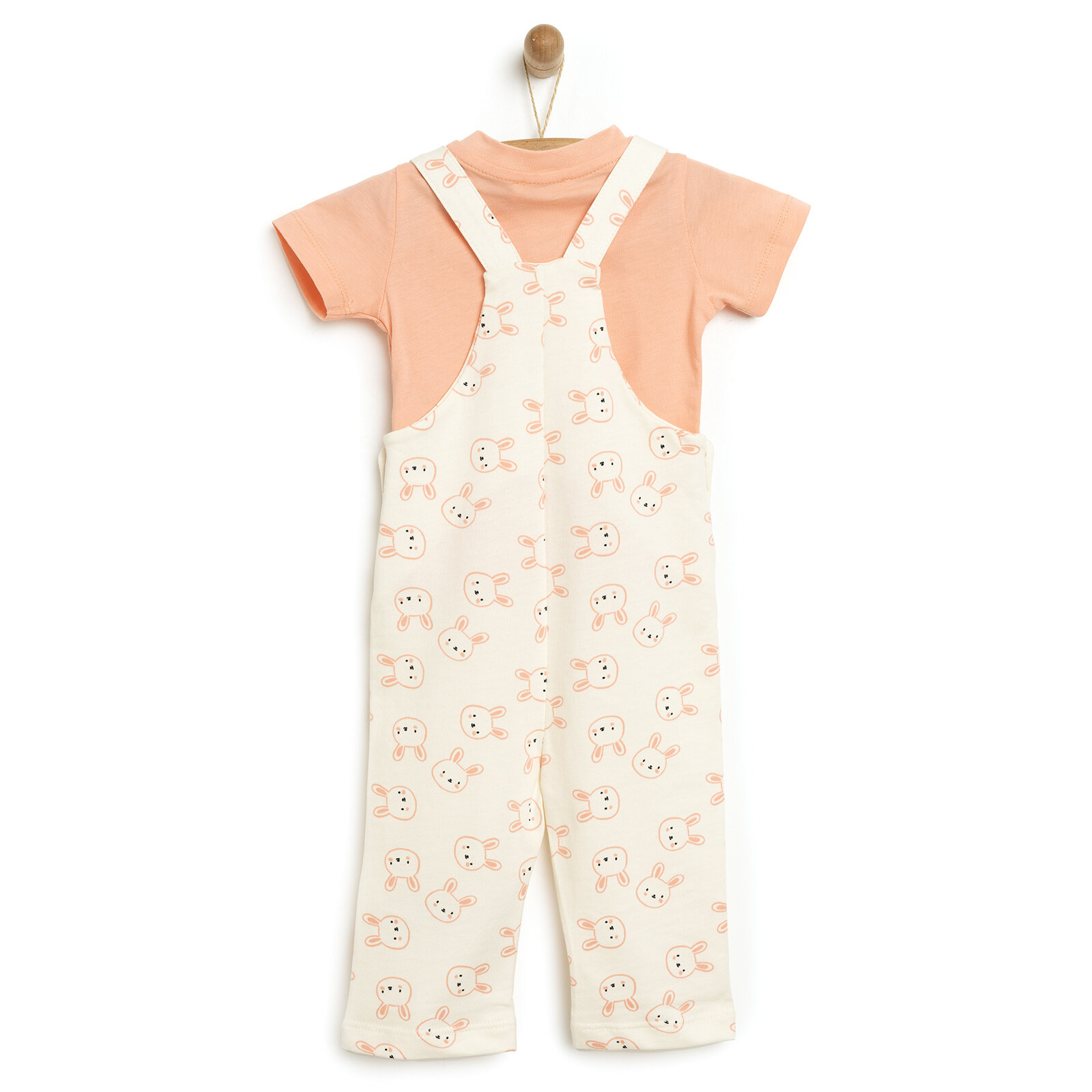 Yenidoğan Salopet-Tshirt Kız Bebek