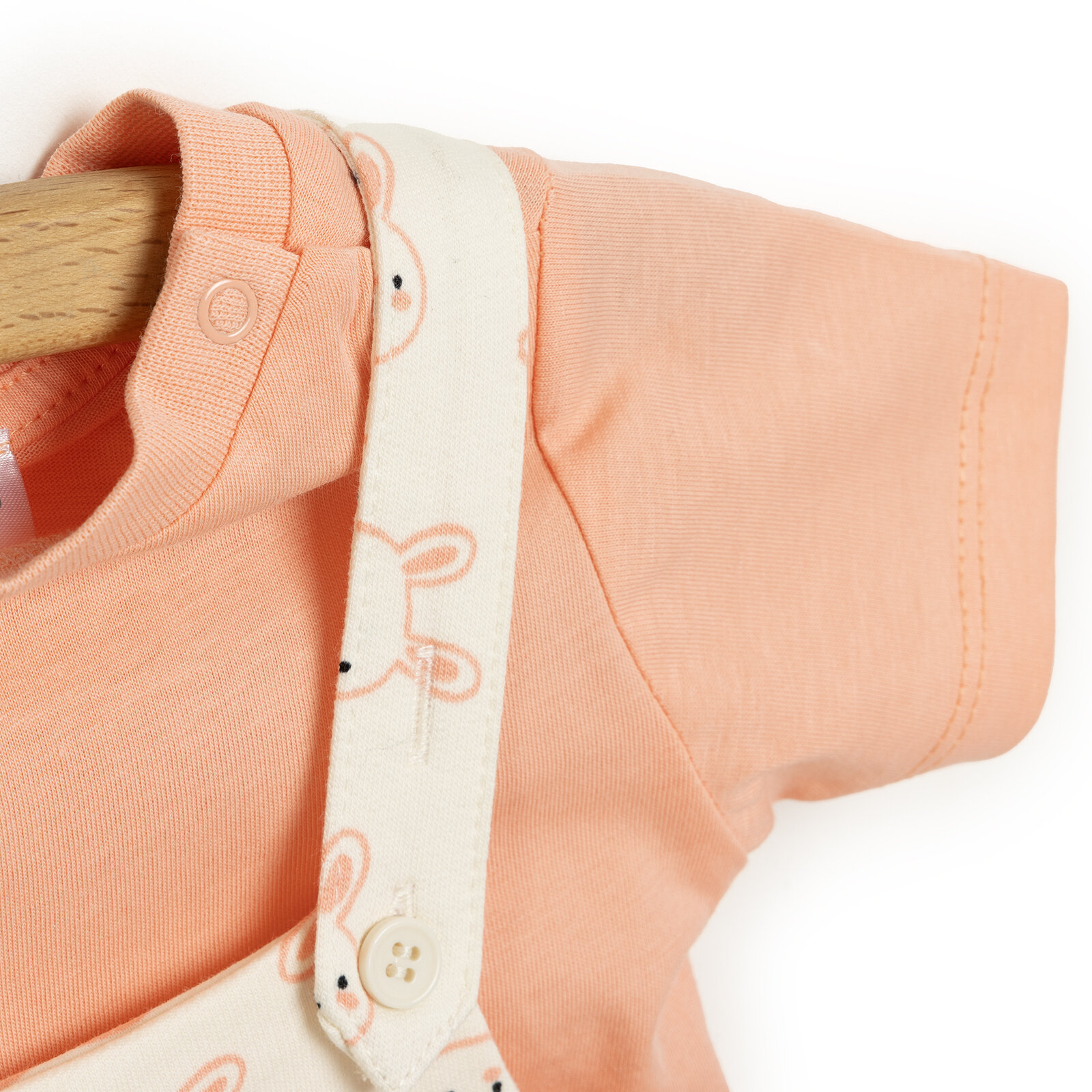 Yenidoğan Salopet-Tshirt Kız Bebek