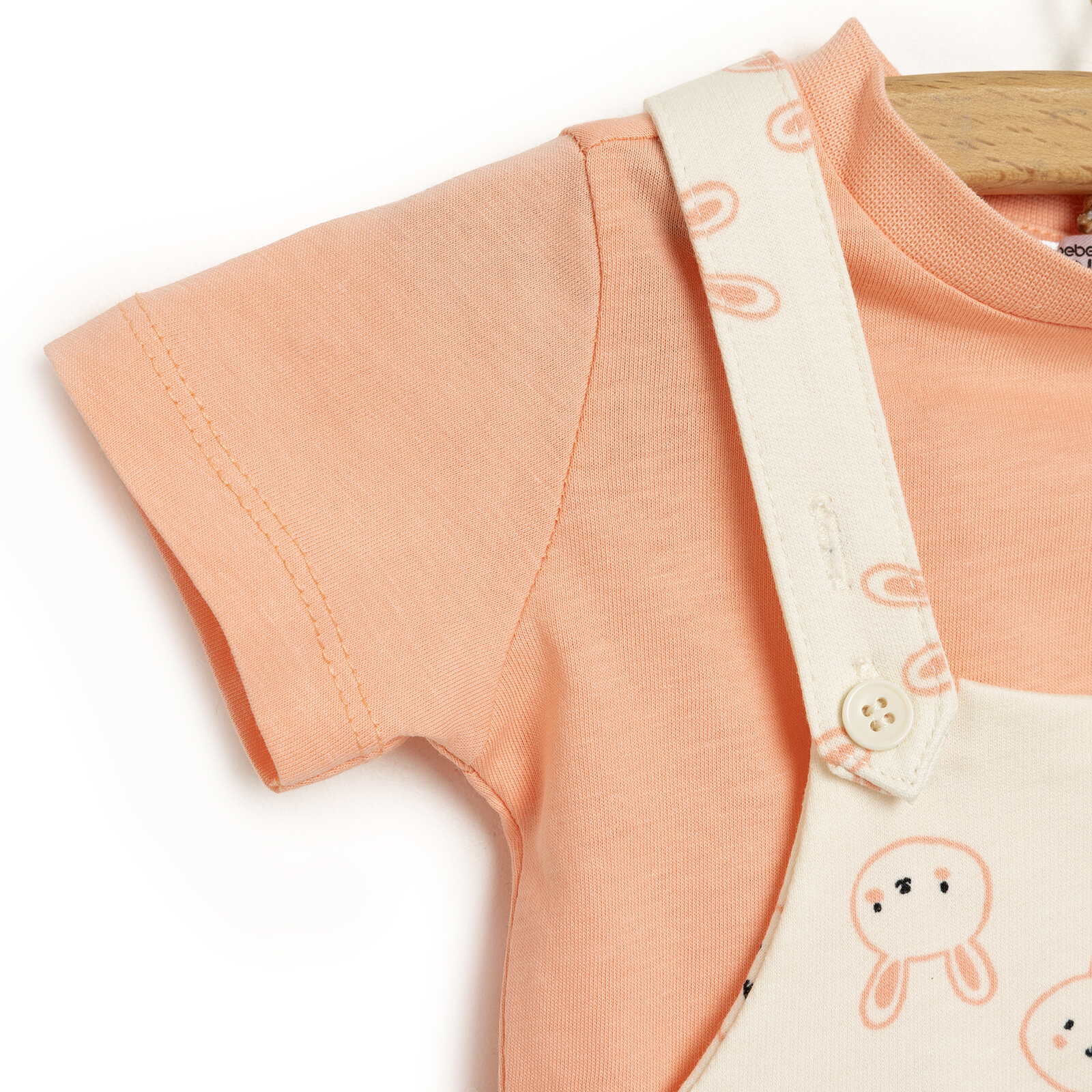 Yenidoğan Salopet-Tshirt Kız Bebek