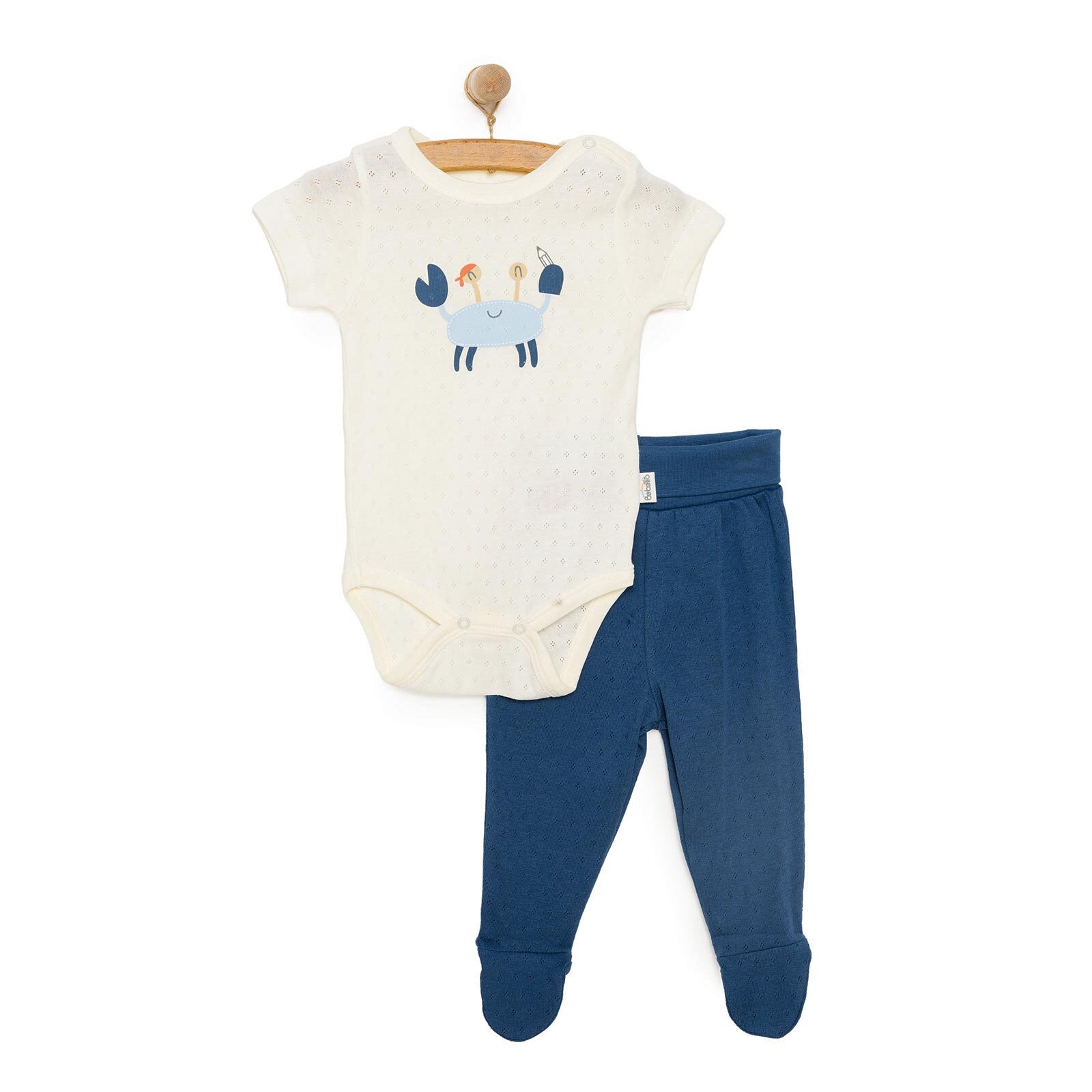 Yenidoğan Ship Boy Body-Patikli Alt Erkek Bebek