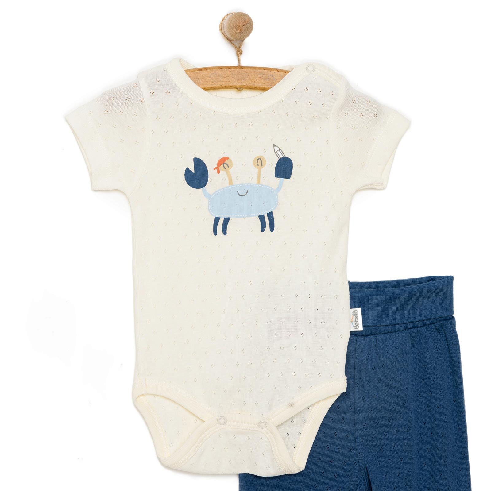 Yenidoğan Ship Boy Body-Patikli Alt Erkek Bebek