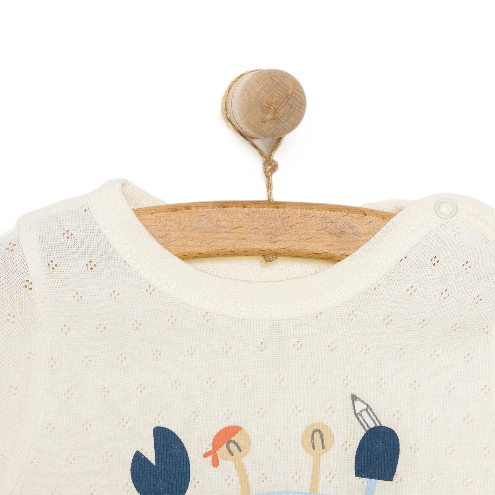 Yenidoğan Ship Boy Body-Patikli Alt Erkek Bebek