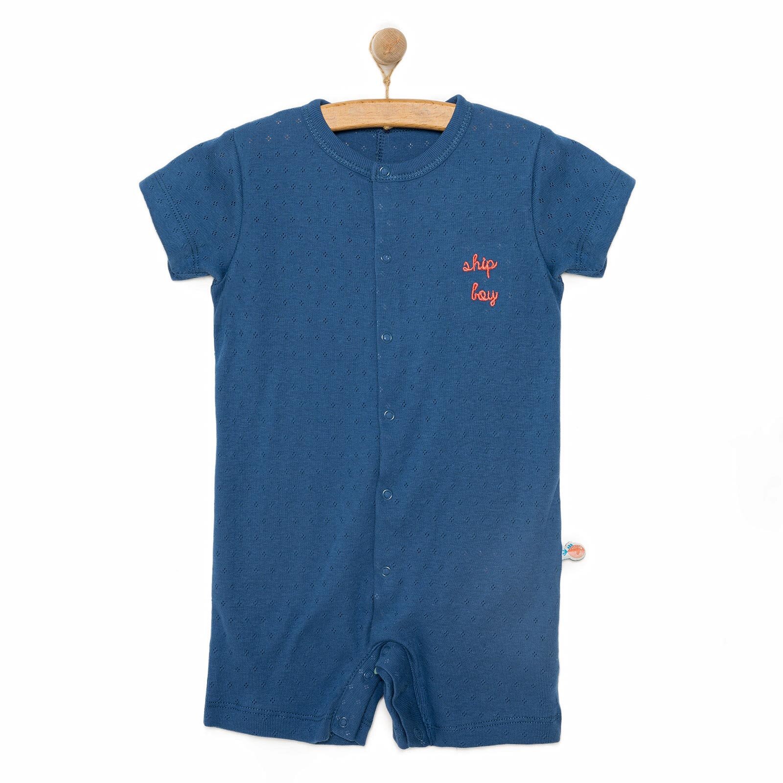 Yenidoğan Ship Boy Kısa Tulum Erkek Bebek Yenidoğan Ship Boy Kısa Tulum Erkek Bebek