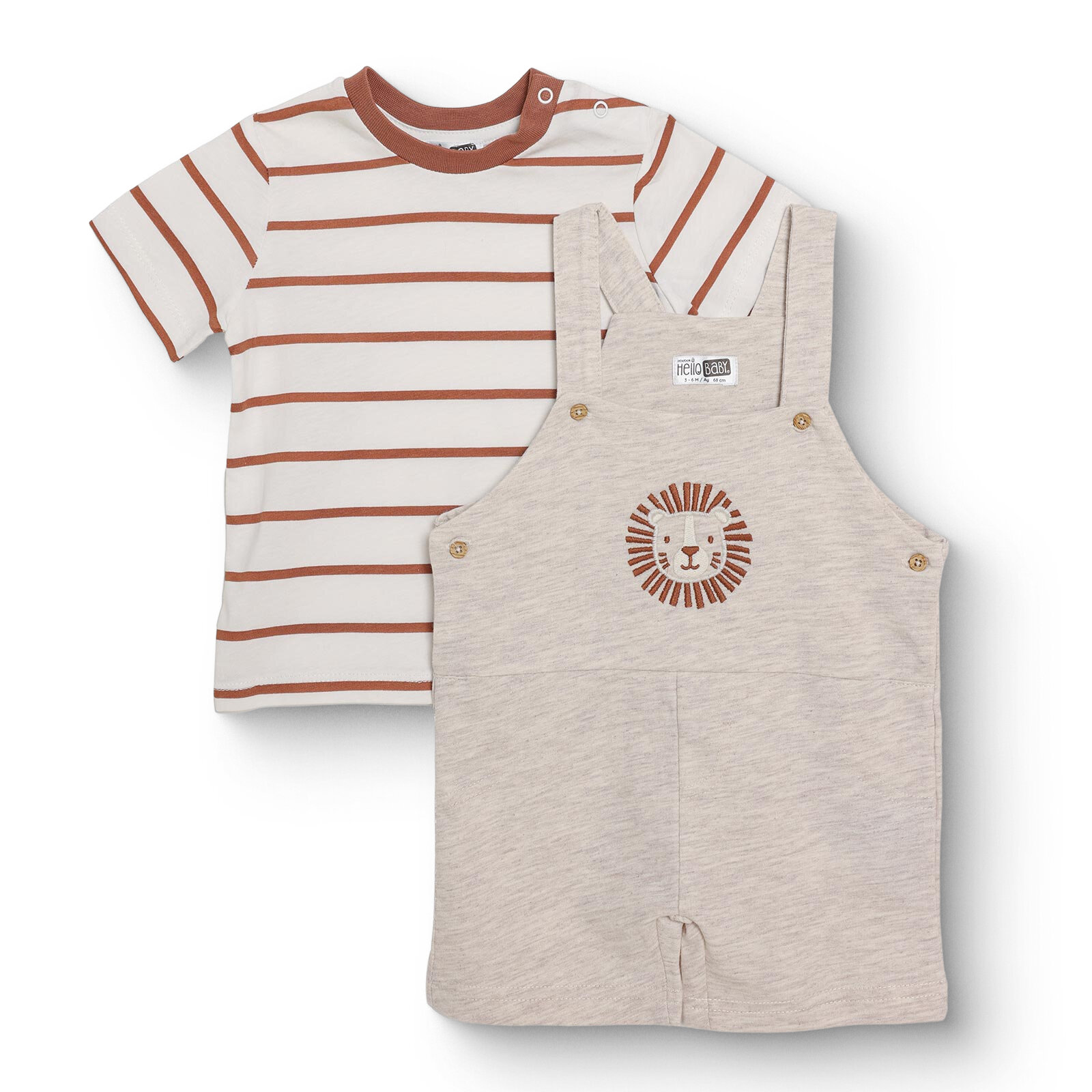 Yenidoğan Şort Salopet-Tshirt