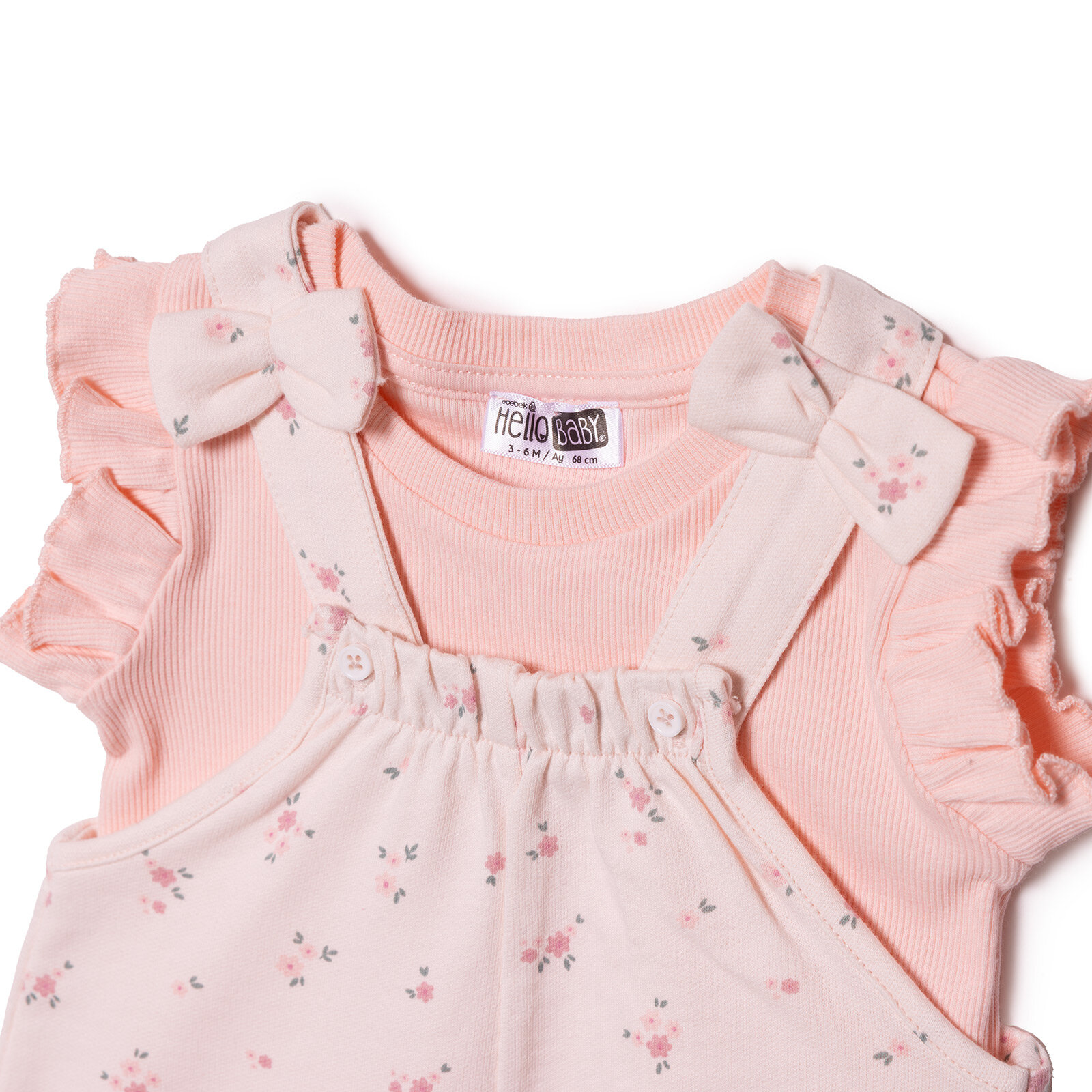 Yenidoğan Şort Salopet-Tshirt Yenidoğan Şort Salopet-Tshirt