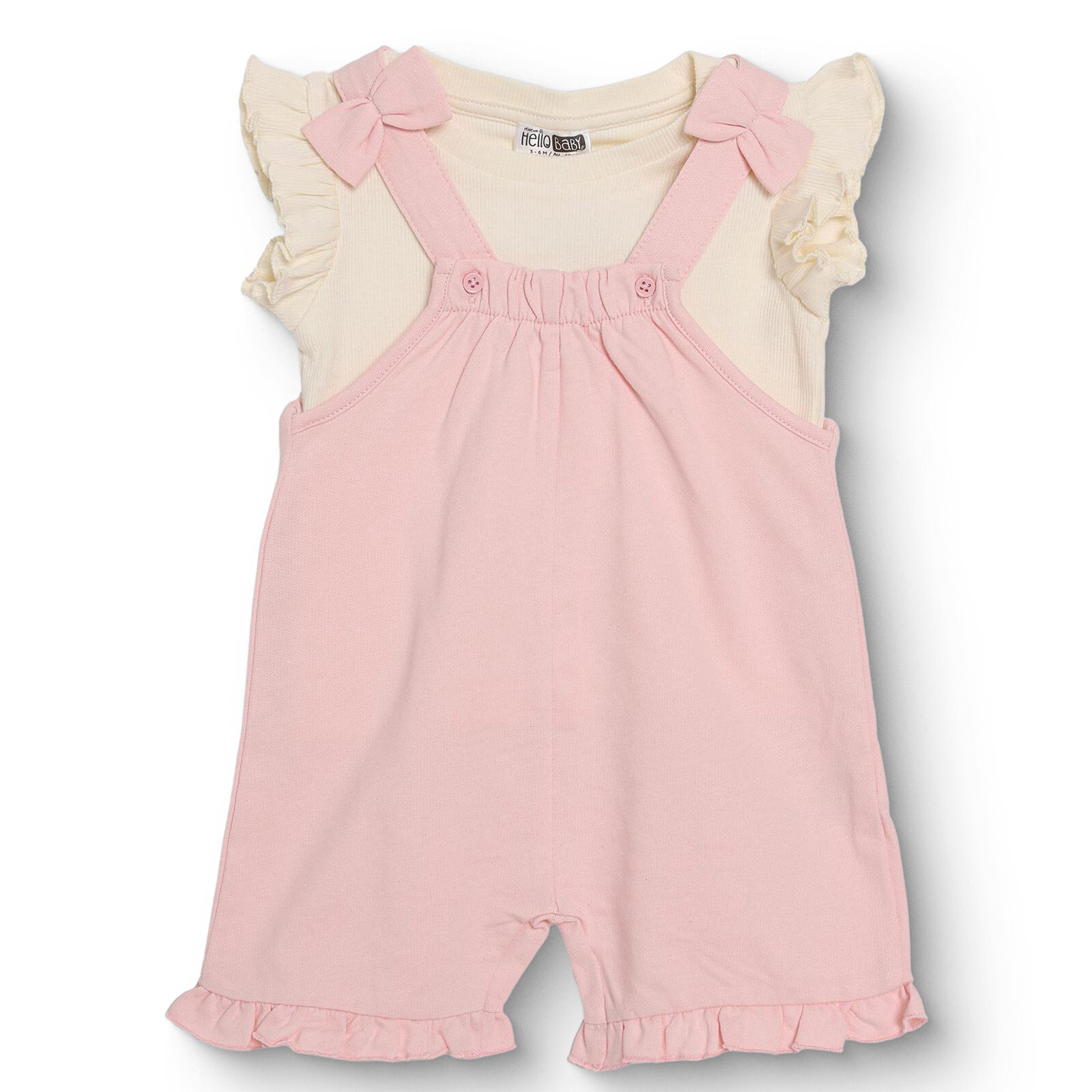 Yenidoğan Şort Salopet-Tshirt