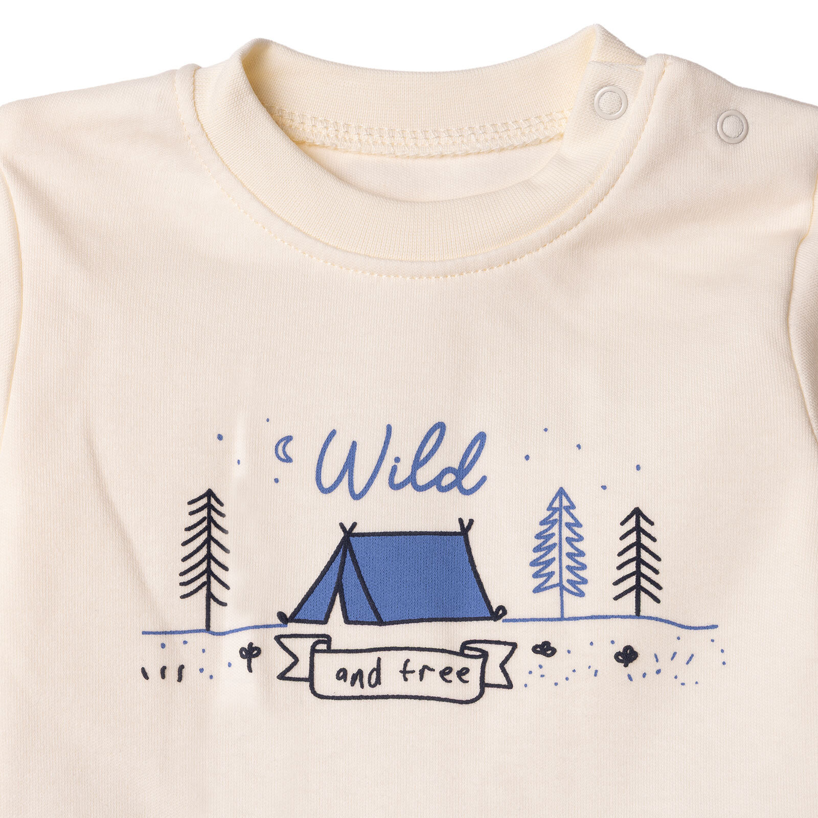 Erkek Bebek Yenidoğan Bearish Sweatshirt-Hırka-Alt Kapitone Örme Bisiklet Yaka Uzun Kol Patiksiz Pa