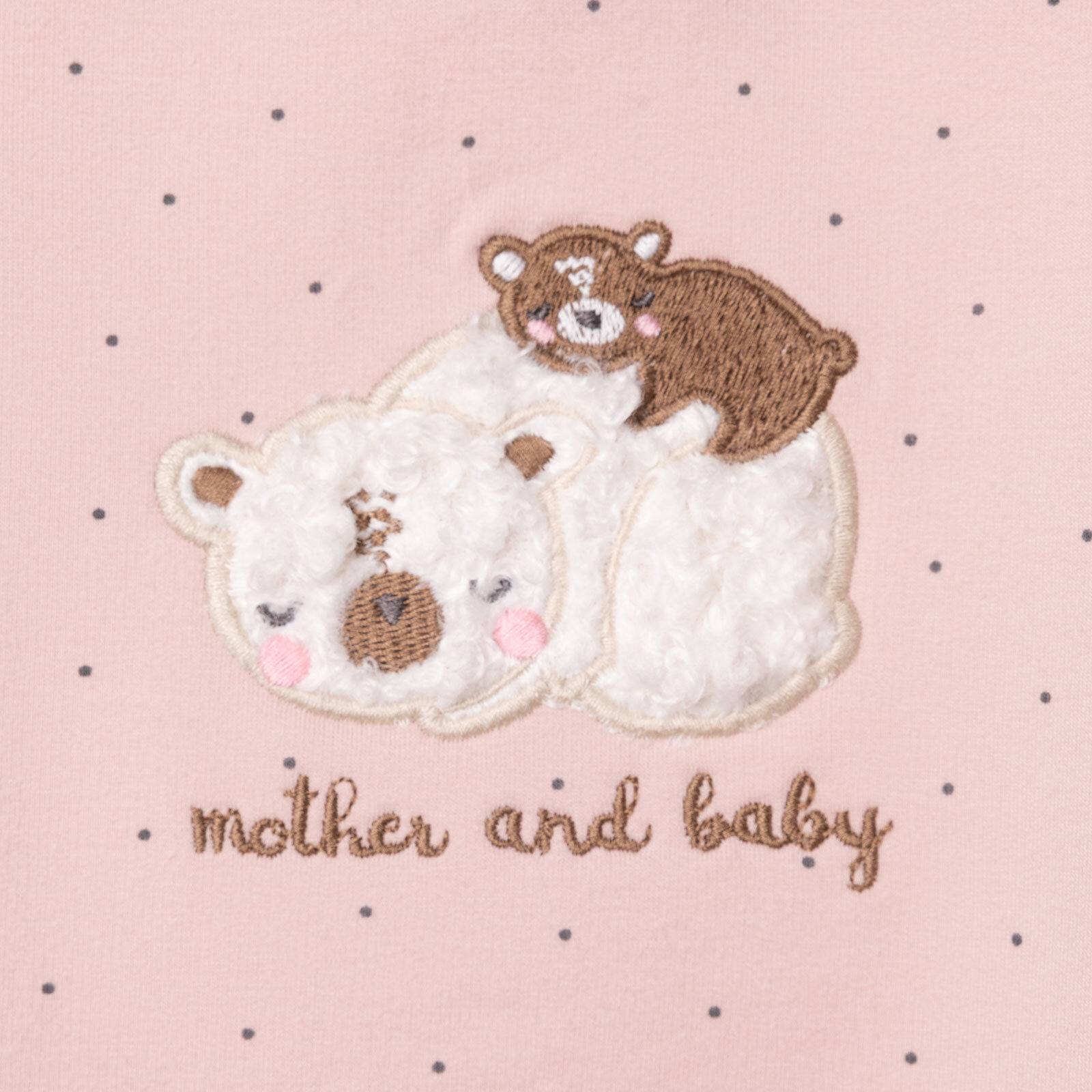 Kız Bebek Yenidoğan Mother And Baby Sweatshirt-Patiksiz Alt Bisiklet Yaka Uzun Kol Patiksiz Paça