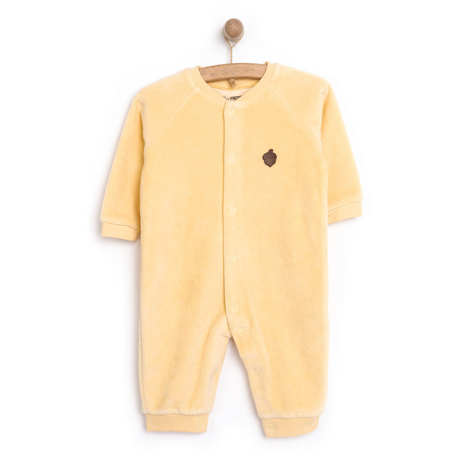 Yenidoğan Unisex Kadife Patiksiz Tulum Unisex