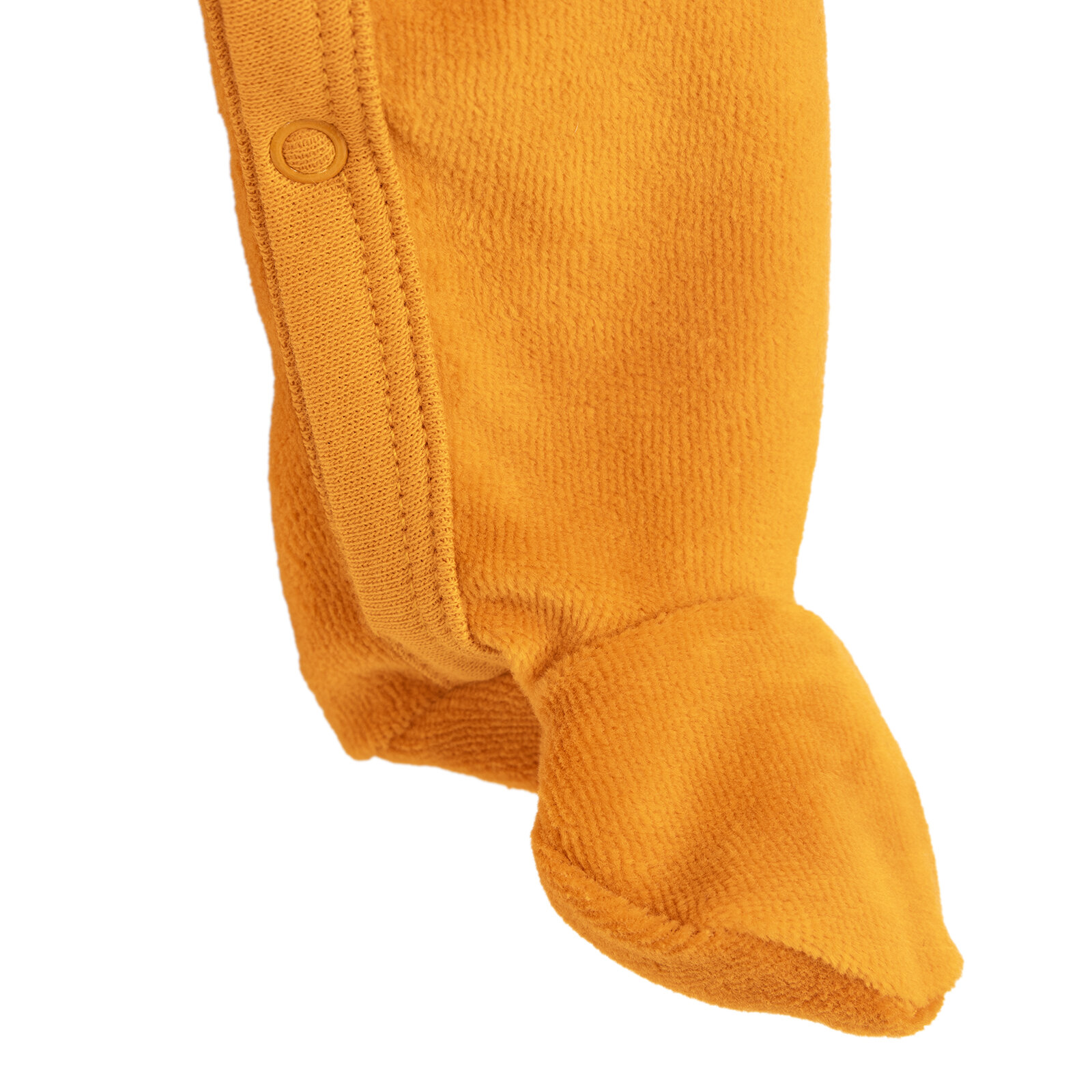 Yenidoğan Unisex Nakışlı Kadife Patikli Tulum Unisex