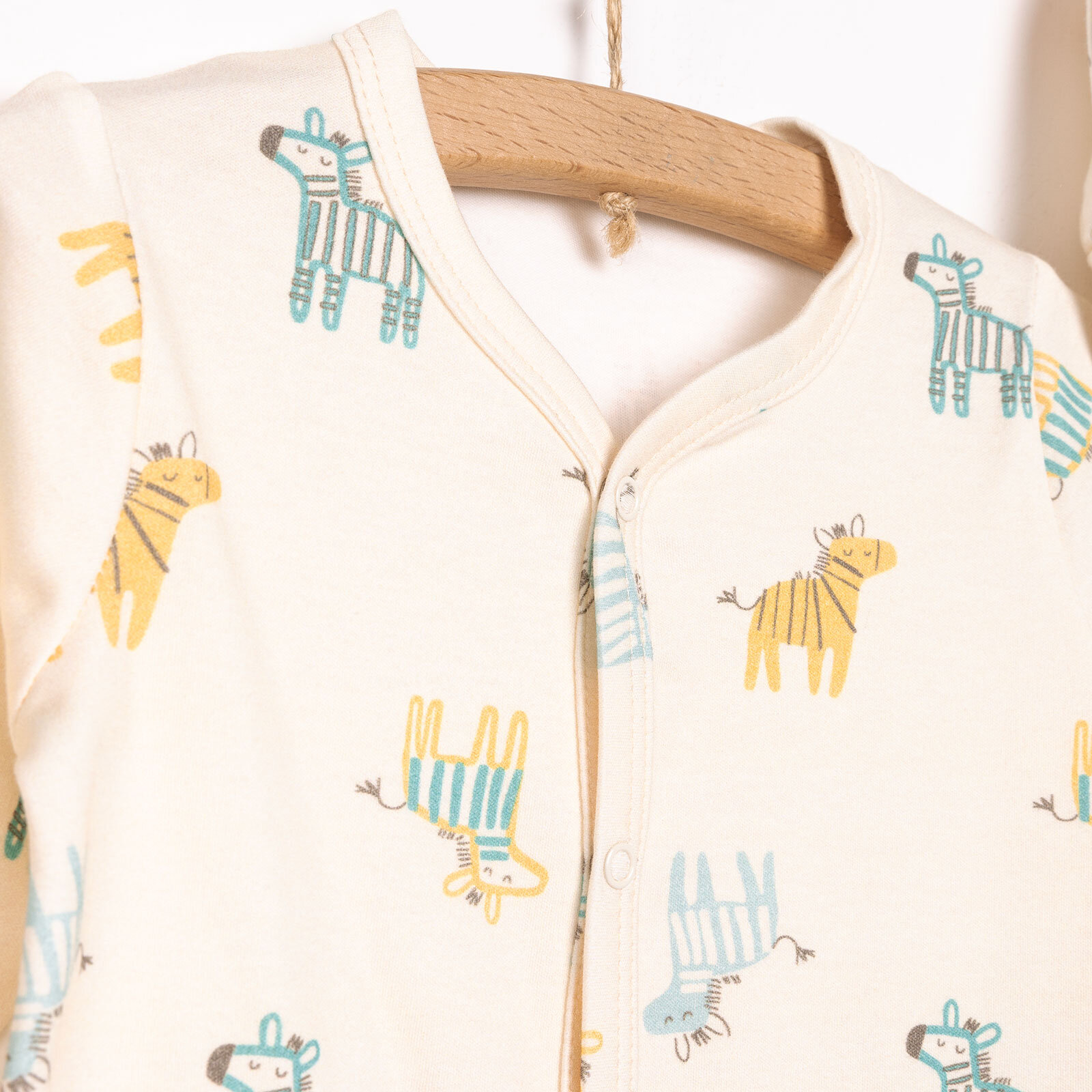 Yenidoğan Zebra Baskılı Erkek Tulum-Şapka Erkek Bebek Yenidoğan Zebra Baskılı Erkek Tulum-Şapka Erkek Bebek