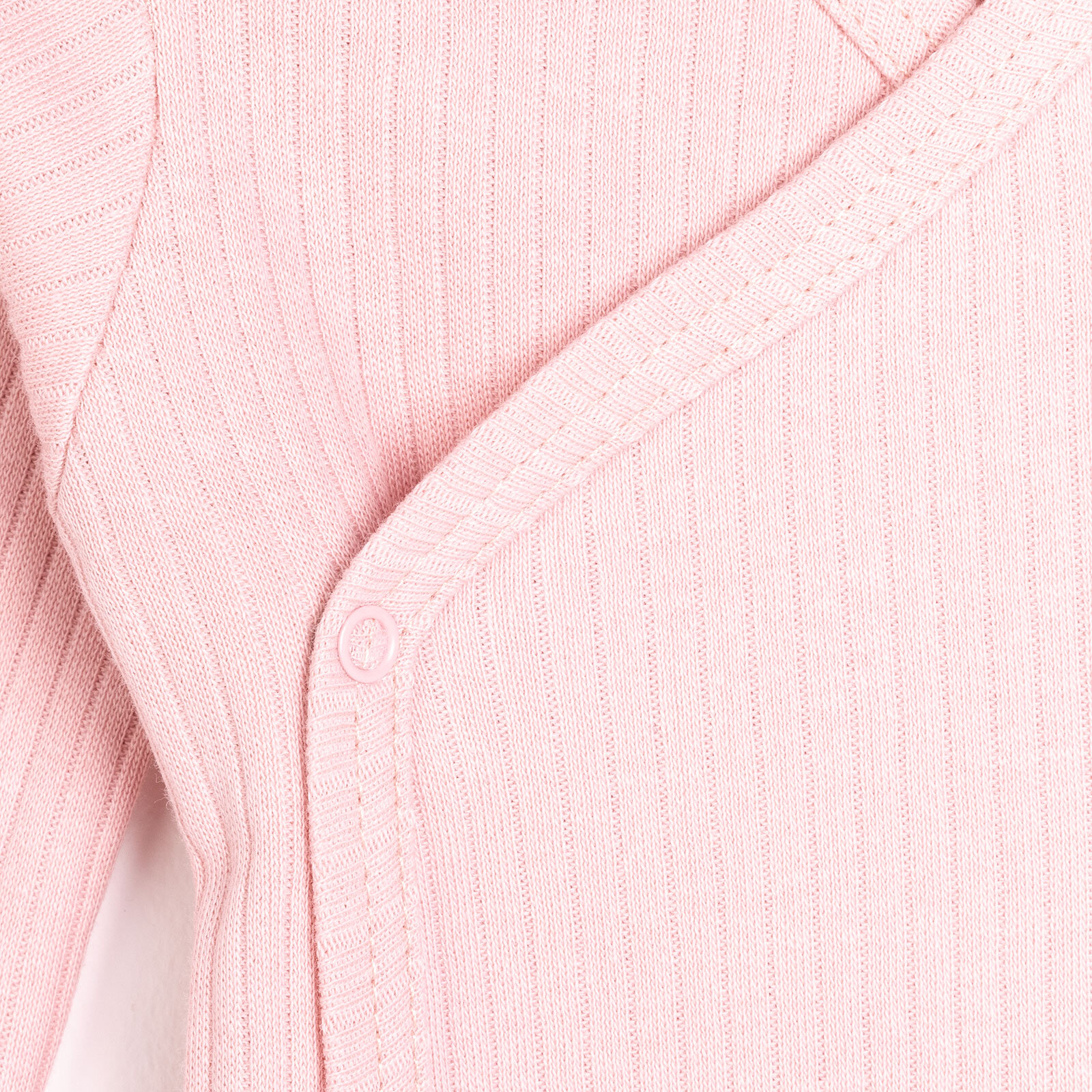 Kız Bebek Yenidoğan Zıbın Body %100 Pamuk Çıtçıtlı Yaka Uzun Kol