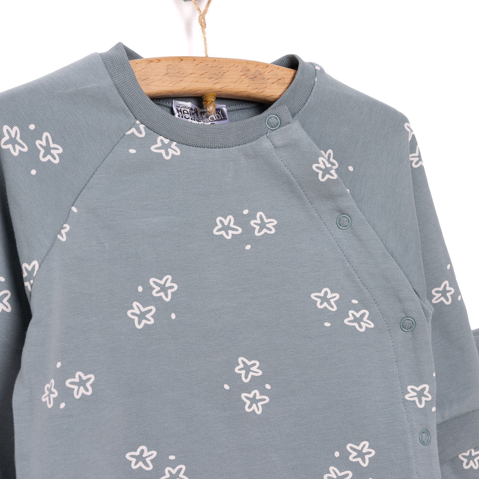 Yenidoğan Zıbın-Rahat Bel Patiksiz Alt 2li Takım Unisex