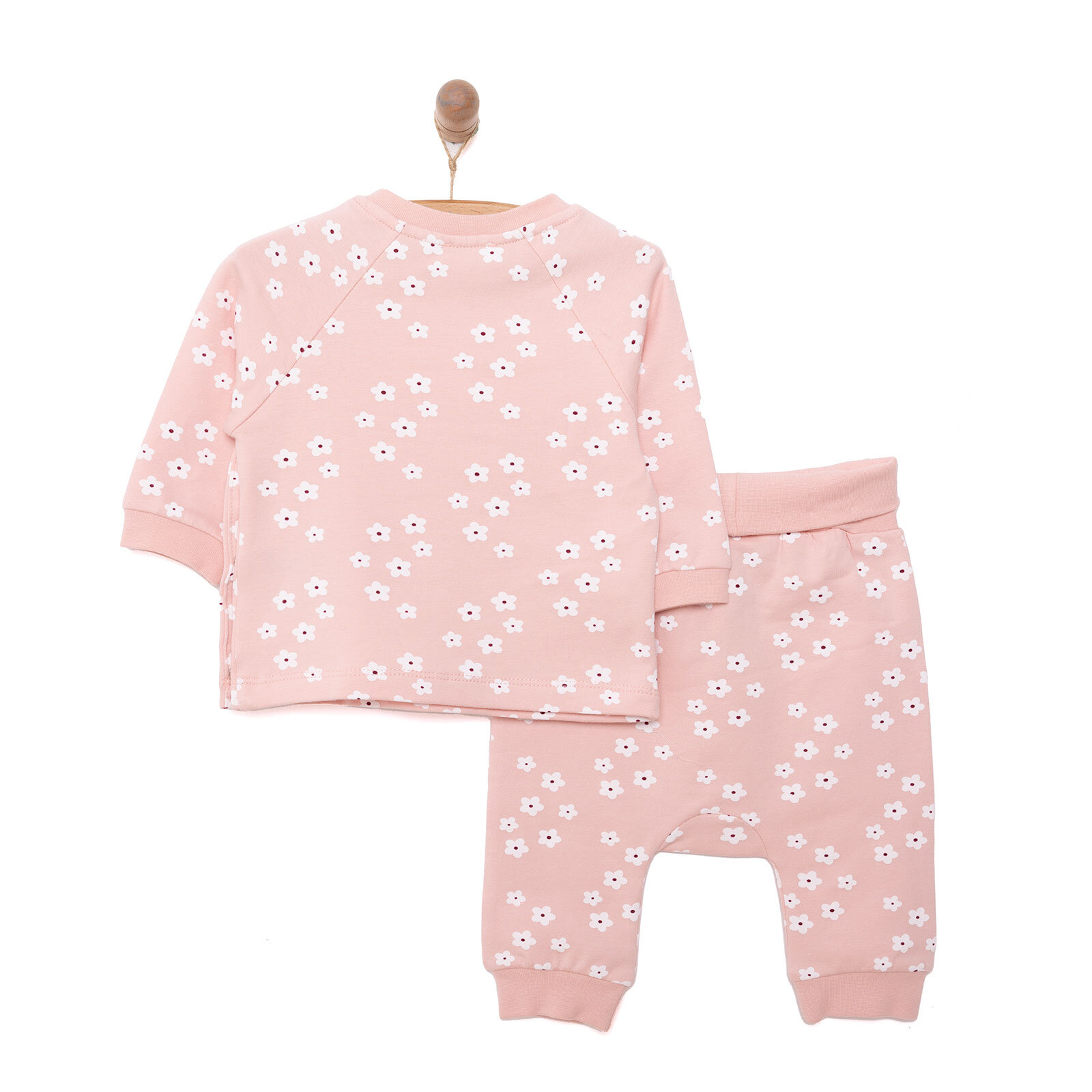 Yenidoğan Zıbın-Rahat Bel Patiksiz Alt 2li Takım Unisex