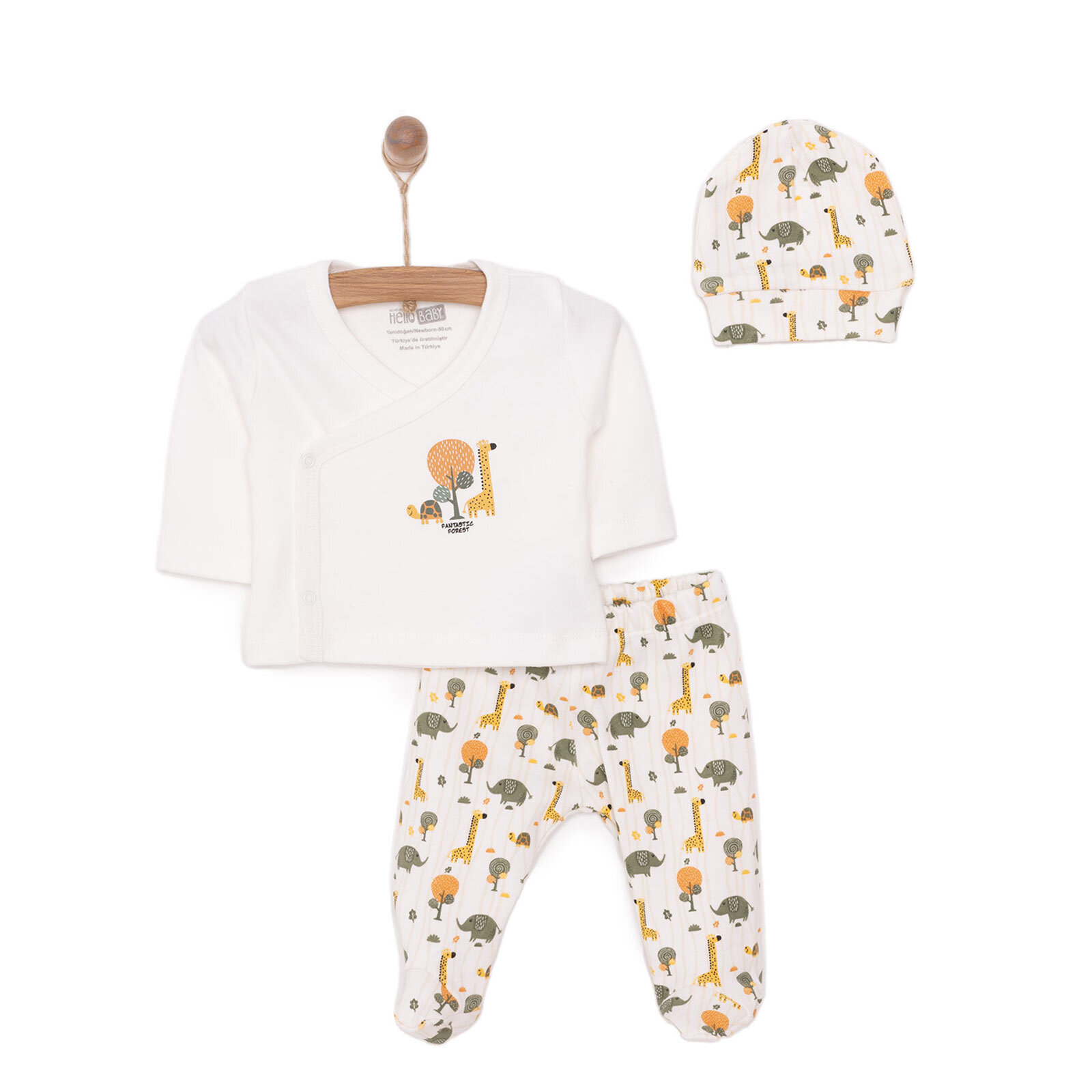 Yenidoğan Zıbın-Şapka-Patikli Alt 3lü Set Erkek Bebek Yenidoğan Zıbın-Şapka-Patikli Alt 3lü Set Erkek Bebek