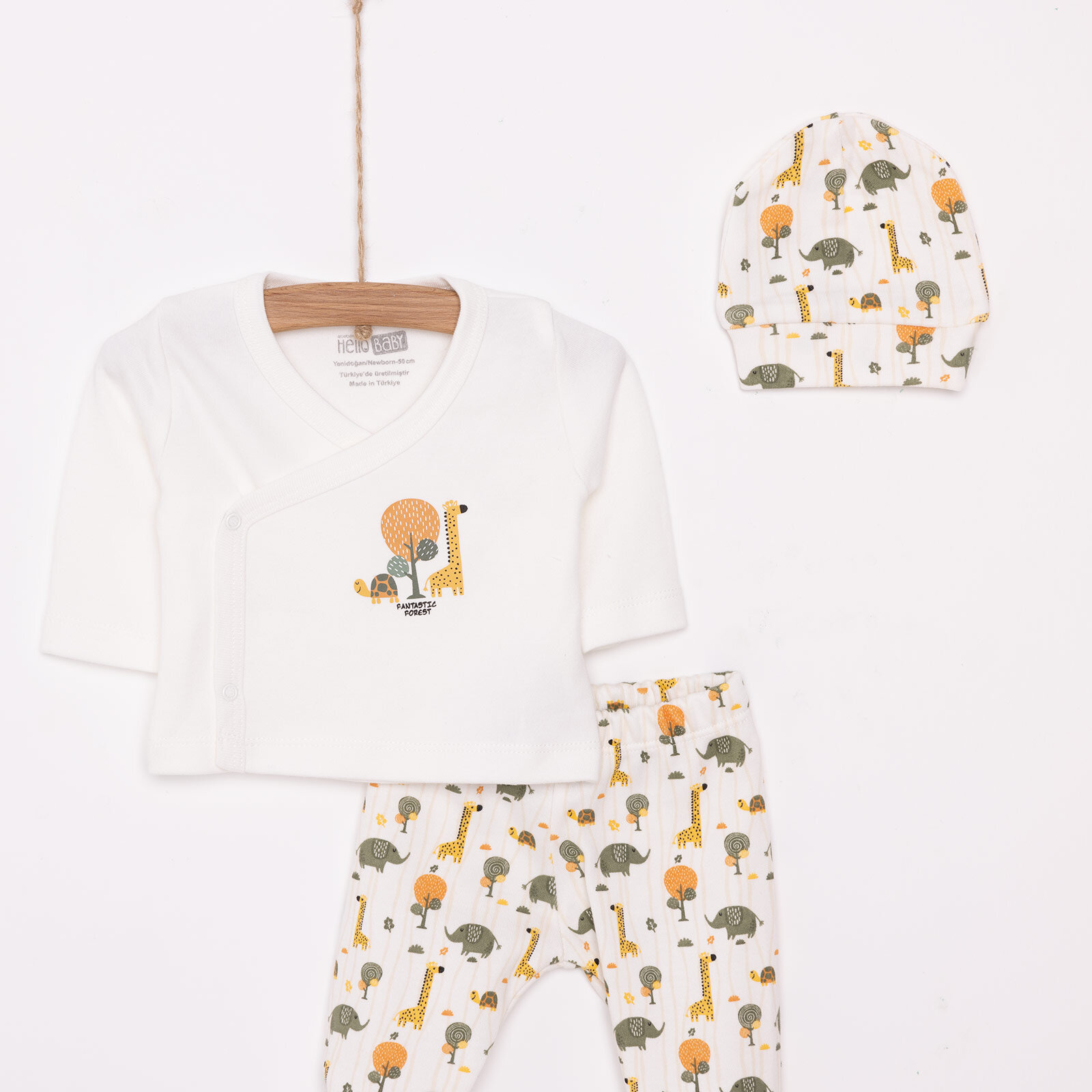 Yenidoğan Zıbın-Şapka-Patikli Alt 3lü Set Erkek Bebek Yenidoğan Zıbın-Şapka-Patikli Alt 3lü Set Erkek Bebek