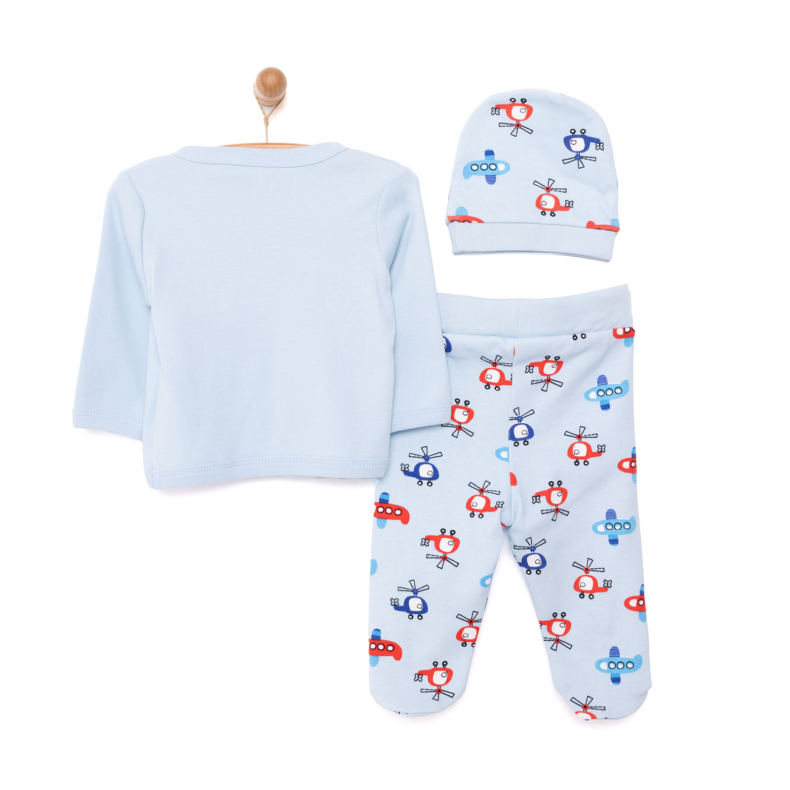 Yenidoğan Zıbın-Şapka-Patikli Alt Erkek Bebek Yenidoğan Zıbın-Şapka-Patikli Alt Erkek Bebek