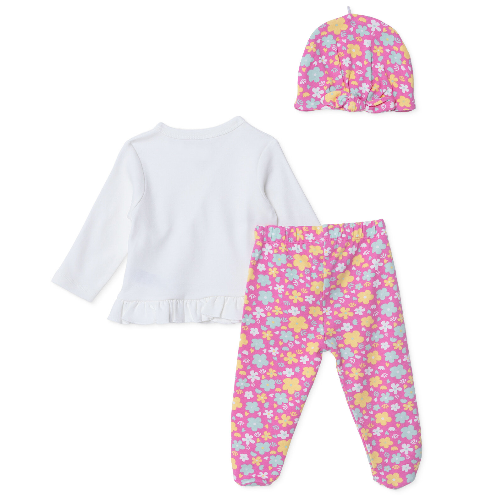 Yenidoğan Zıbın-Şapka-Patikli Yenidoğan Zıbın-Şapka-Patikli