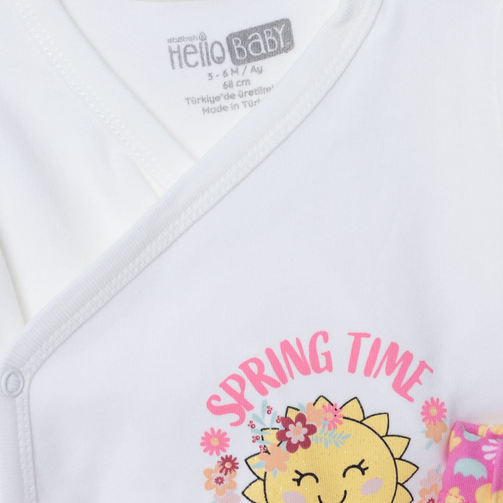 Yenidoğan Zıbın-Şapka-Patikli Yenidoğan Zıbın-Şapka-Patikli