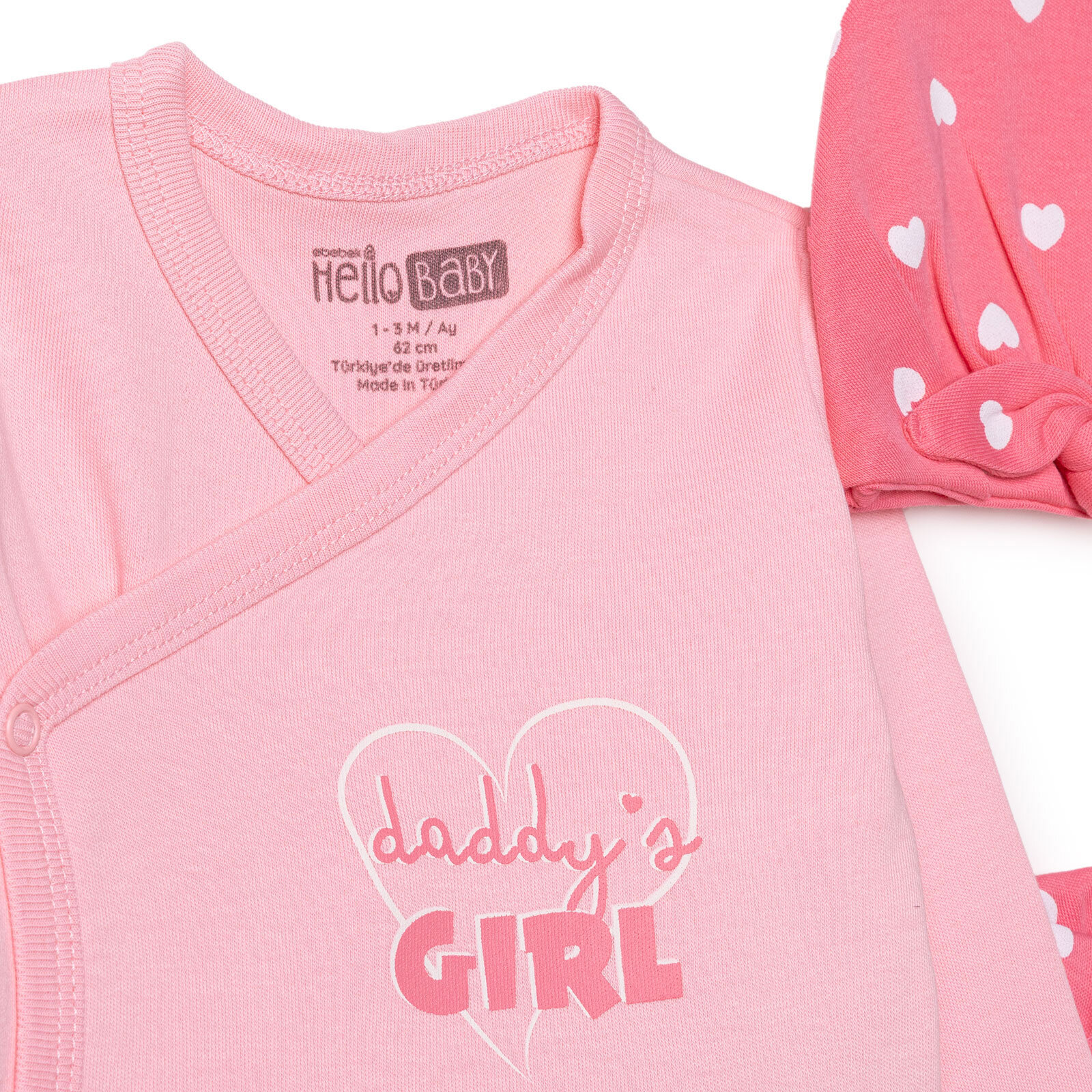 Yenidoğan Zıbın-Şapka-Patikli