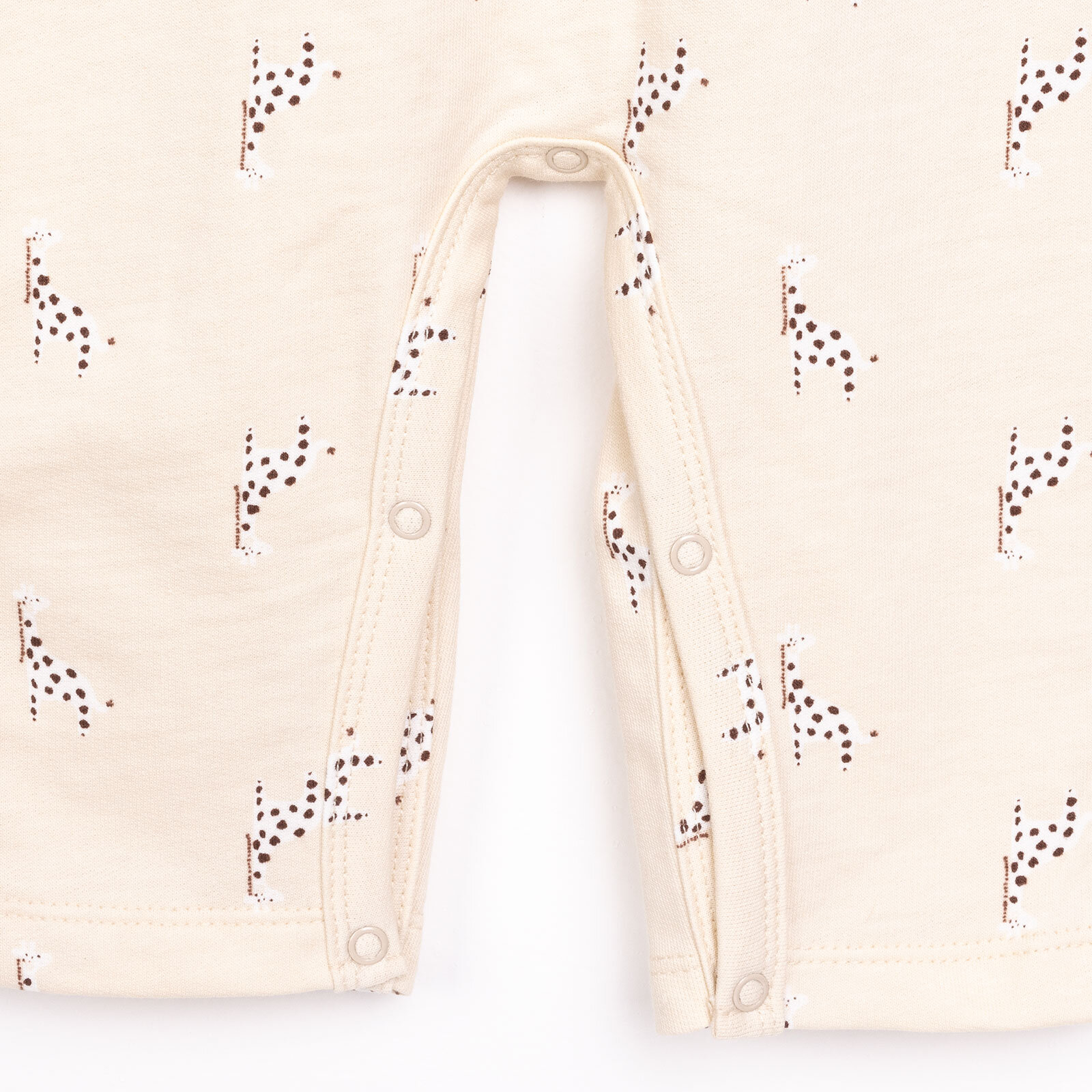 Yenidoğan Zürafa Desen Salopet Tshirt Takım Unisex