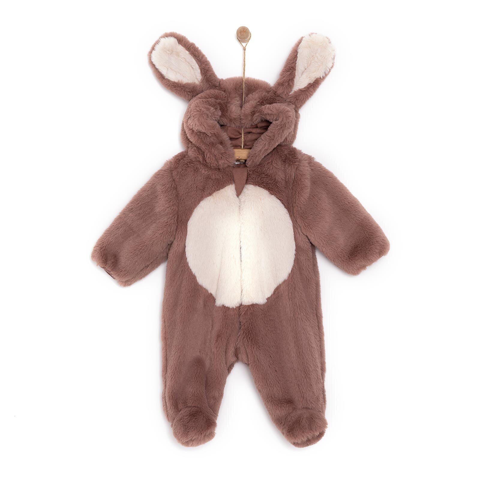 YenidoğanmKız Peluş Patikli Tulum Kız Bebek