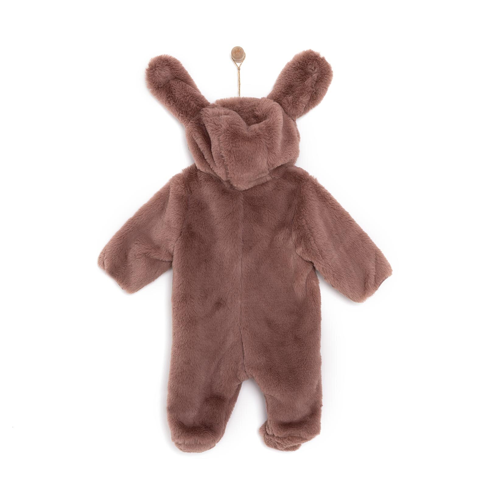 YenidoğanmKız Peluş Patikli Tulum Kız Bebek