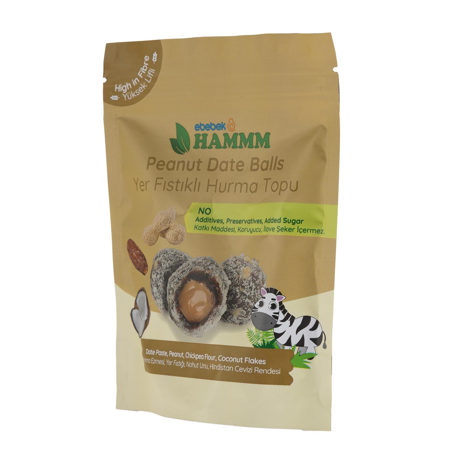 Yer Fıstıklı Hurma Topu 70 gr Yer Fıstıklı Hurma Topu 70 gr