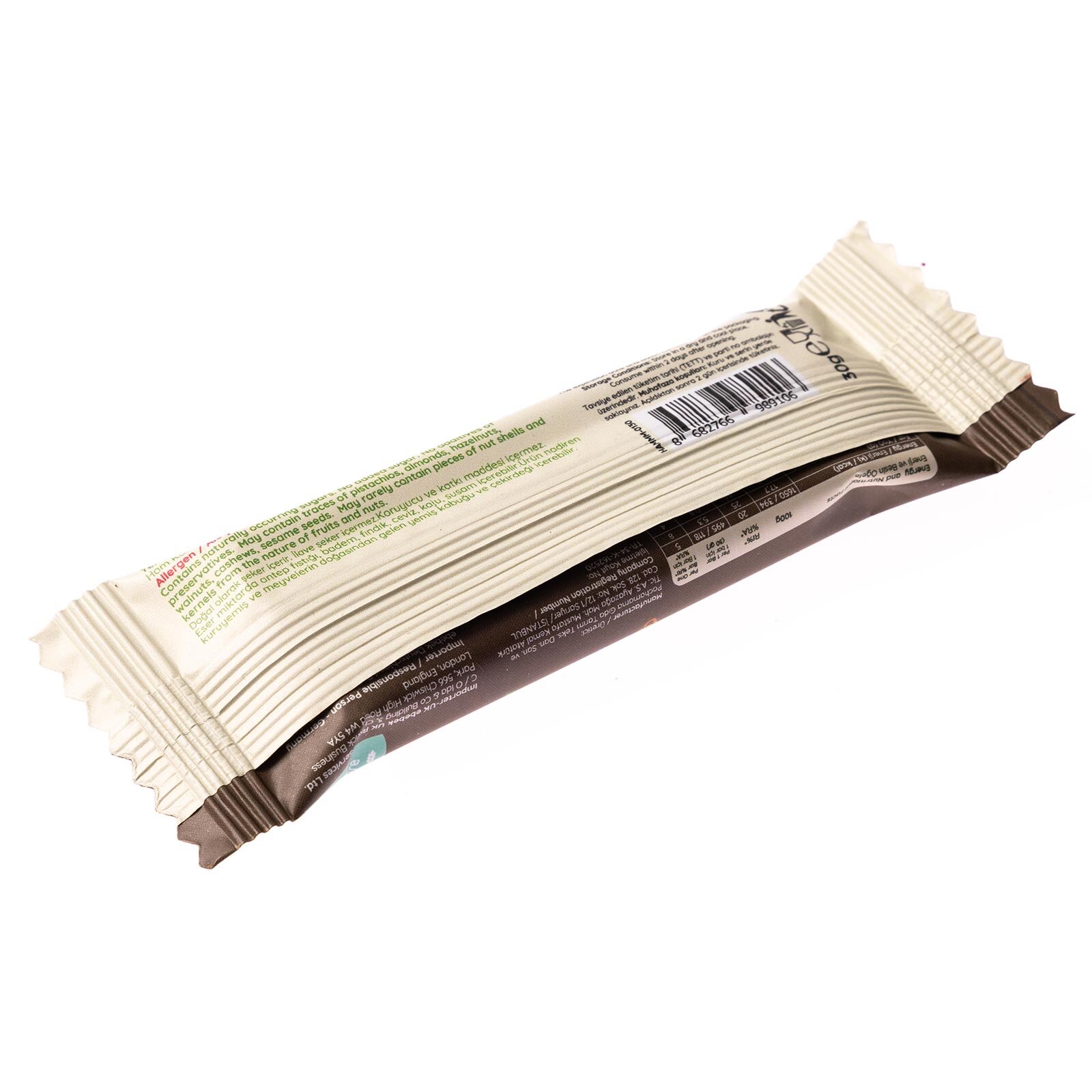 Yer Fıstıklı Kakaolu Bar 30gr