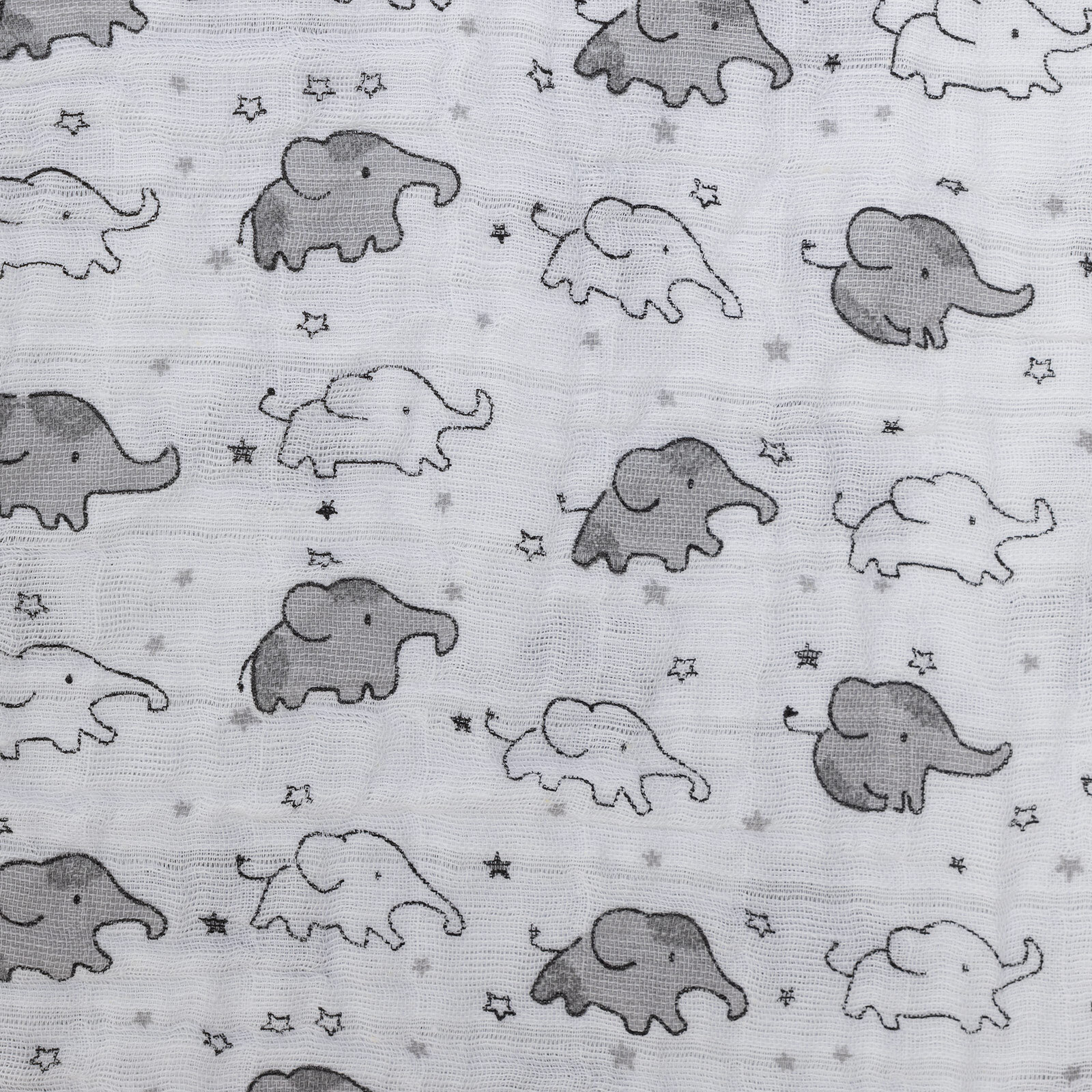 Yıldız Bulut Kuzu Desenli Unisex Müslin Battaniye Unisex