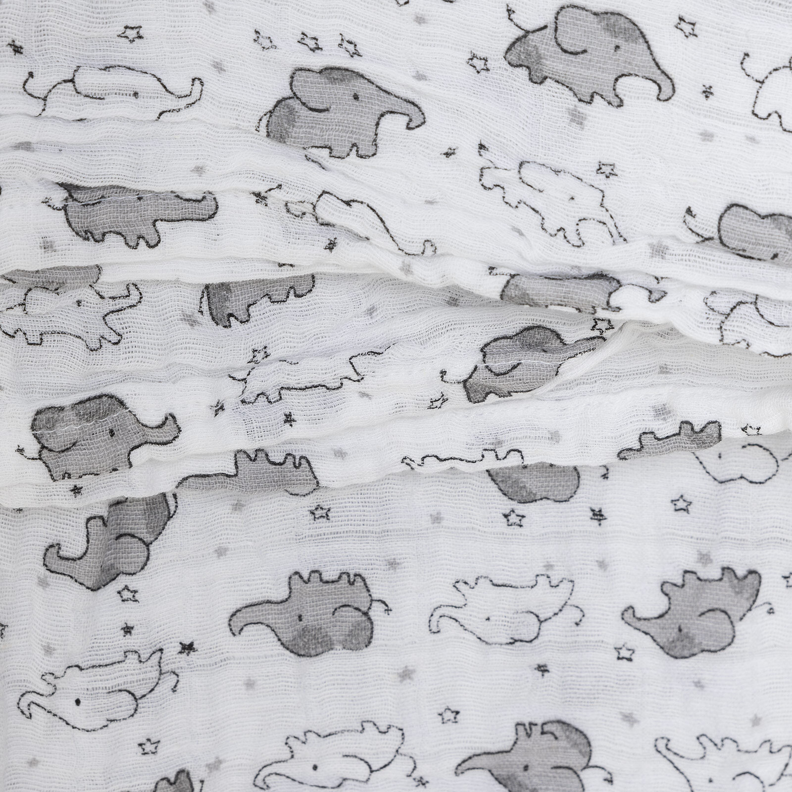 Yıldız Bulut Kuzu Desenli Unisex Müslin Battaniye Unisex