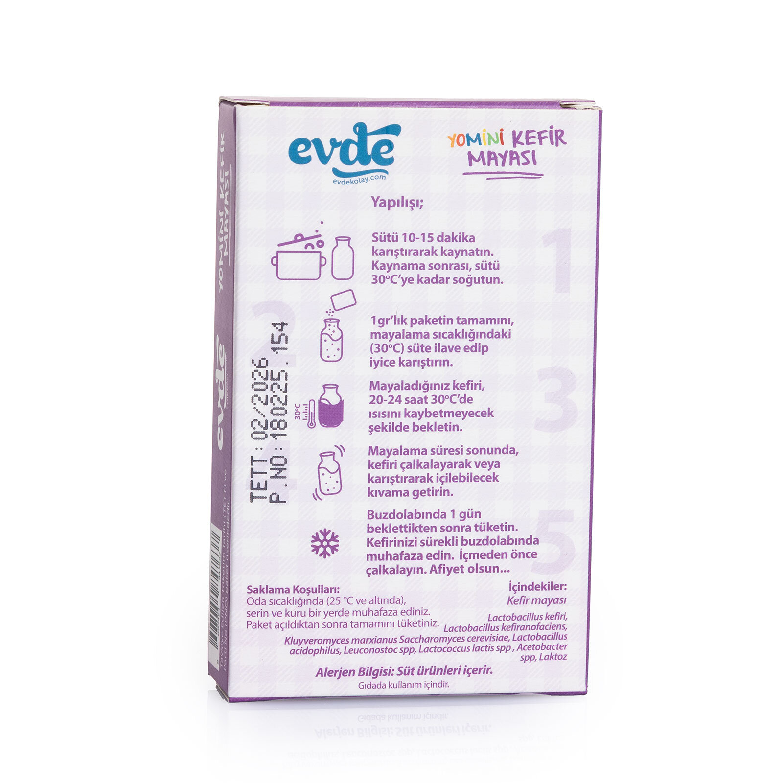 Yomini 5'li Kefir Yoğurt Mayası