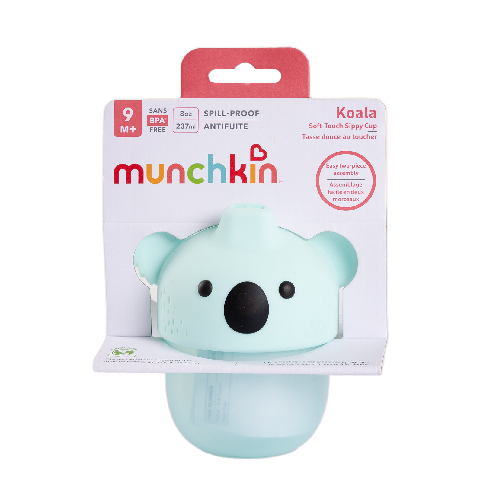 Yumuşak Dokunuşlu Dökülmeye Dayanıklı Damlatmaz Bardak 9ay+ 236 ml Koala Yumuşak Dokunuşlu Dökülmeye Dayanıklı Damlatmaz Bardak 9ay+ 236 ml Koala